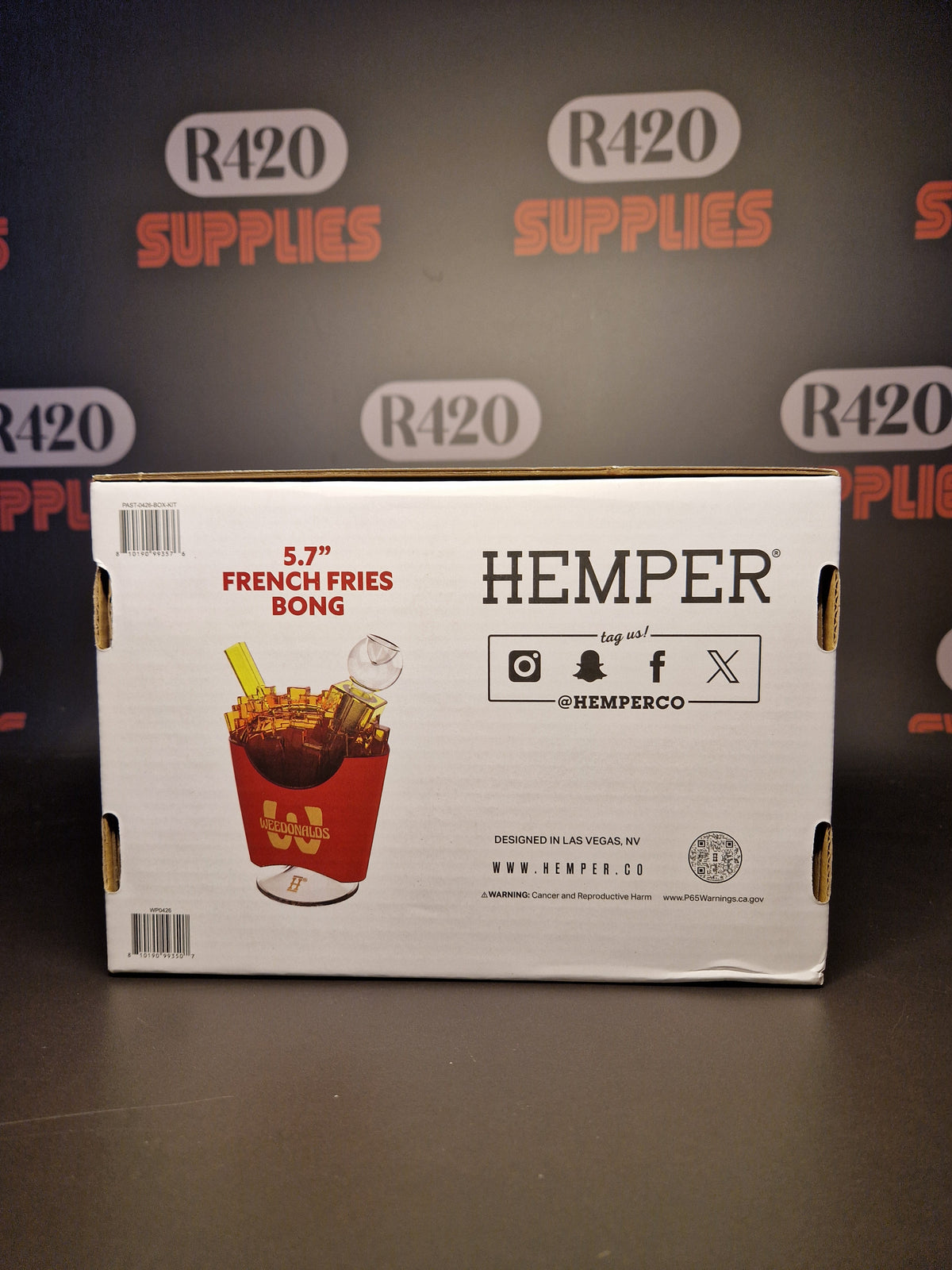 Hemper - Weedland's French Fry Glass Bong
