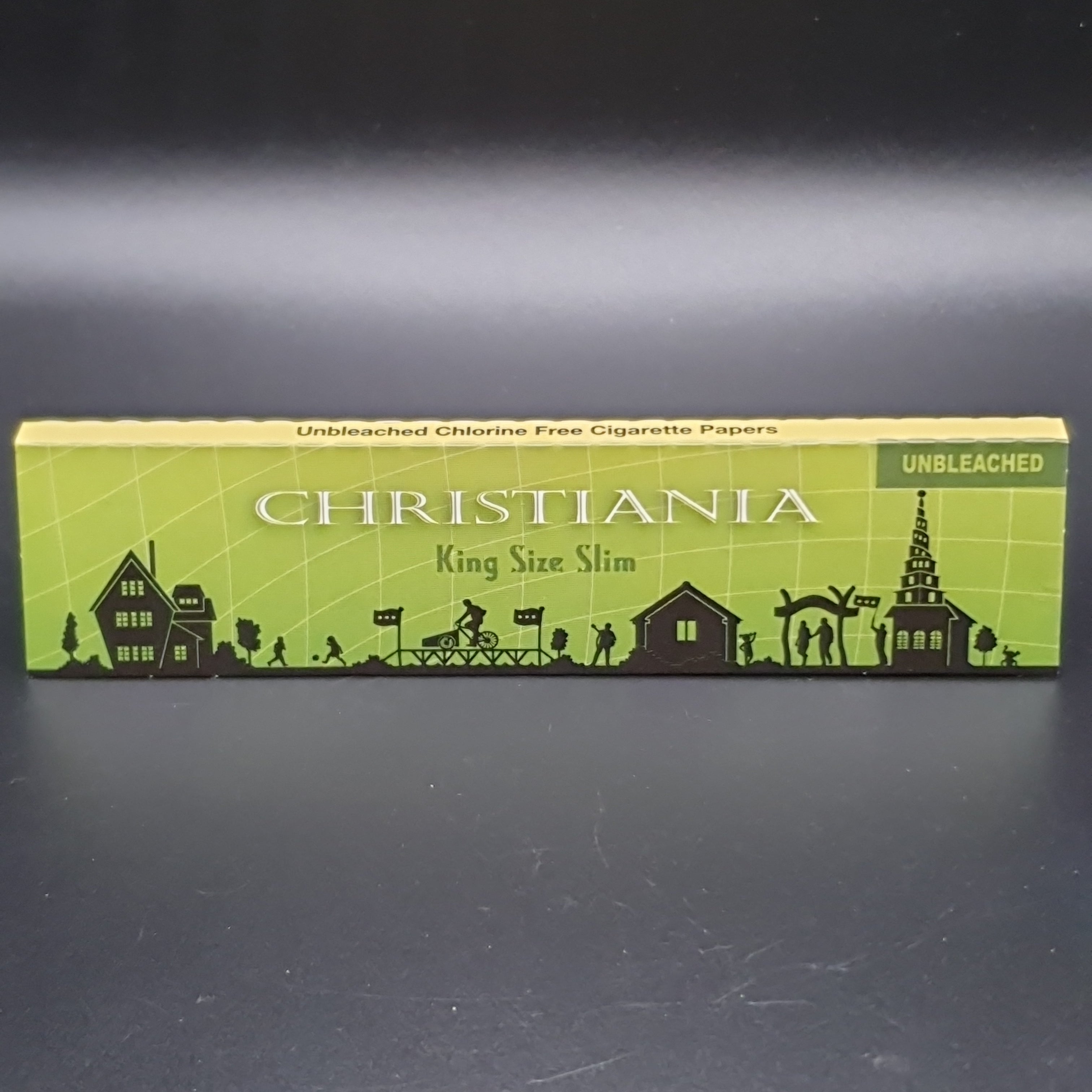Christiania Kingsize Slim Rolling Papers - Unbleached - 33 Leaves