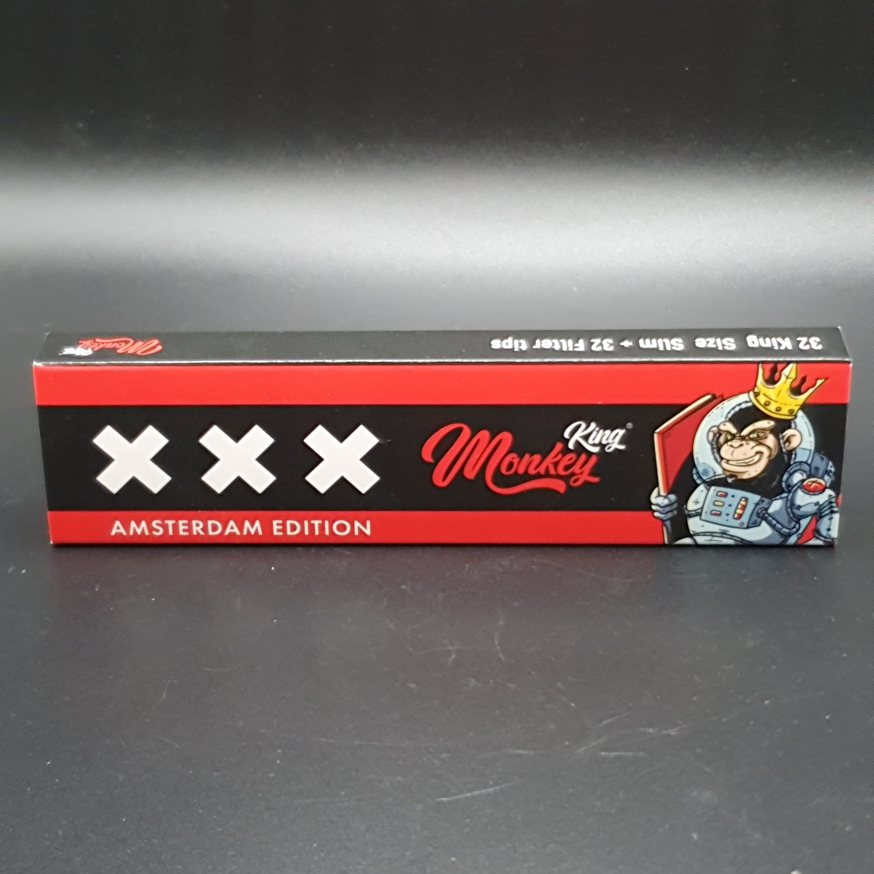 Monkey King Rolling Papers - Kingsize Slim & Tips - Amsterdam XXX Edition