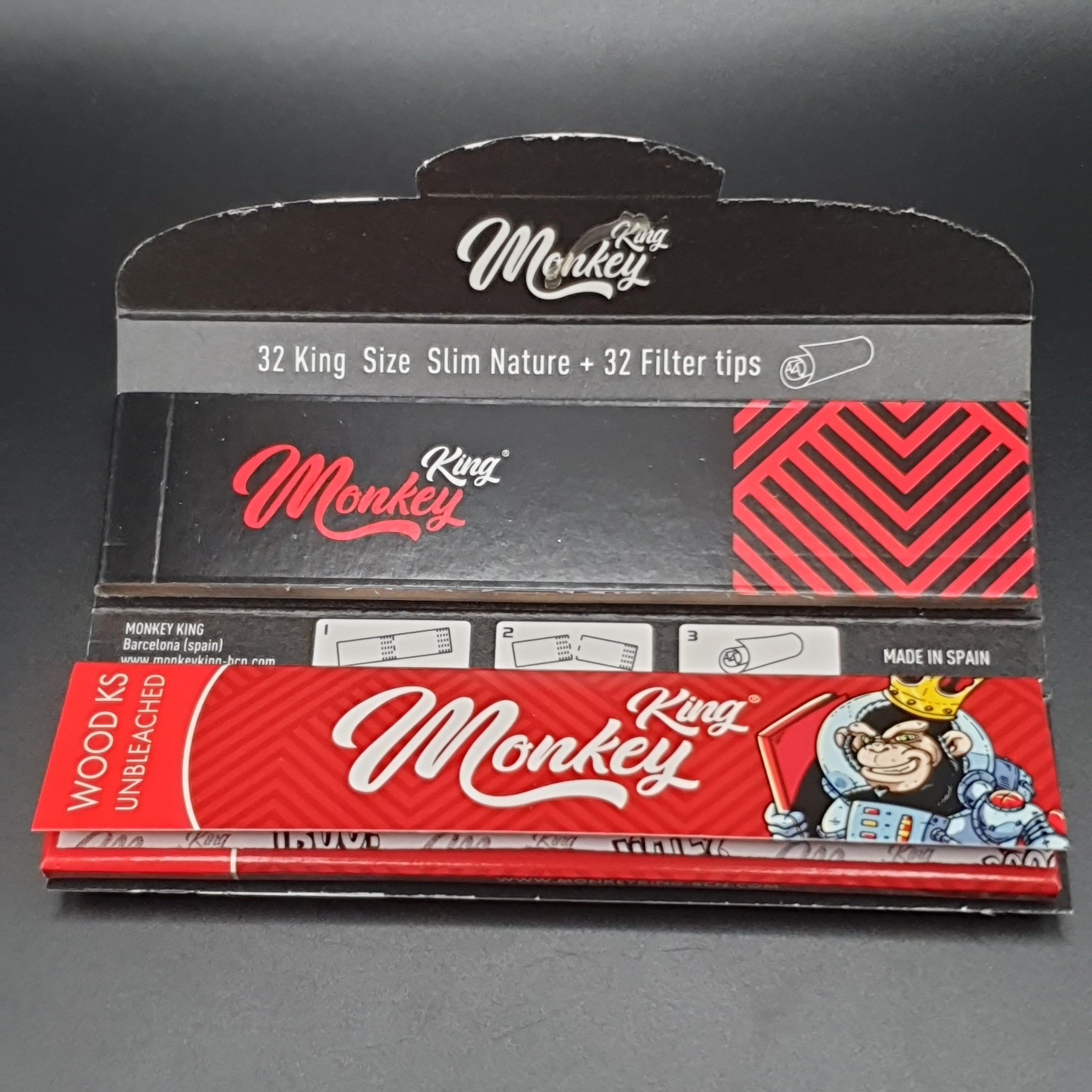 Monkey King Rolling Papers - Kingsize Slim & Tips - Amsterdam XXX Edition