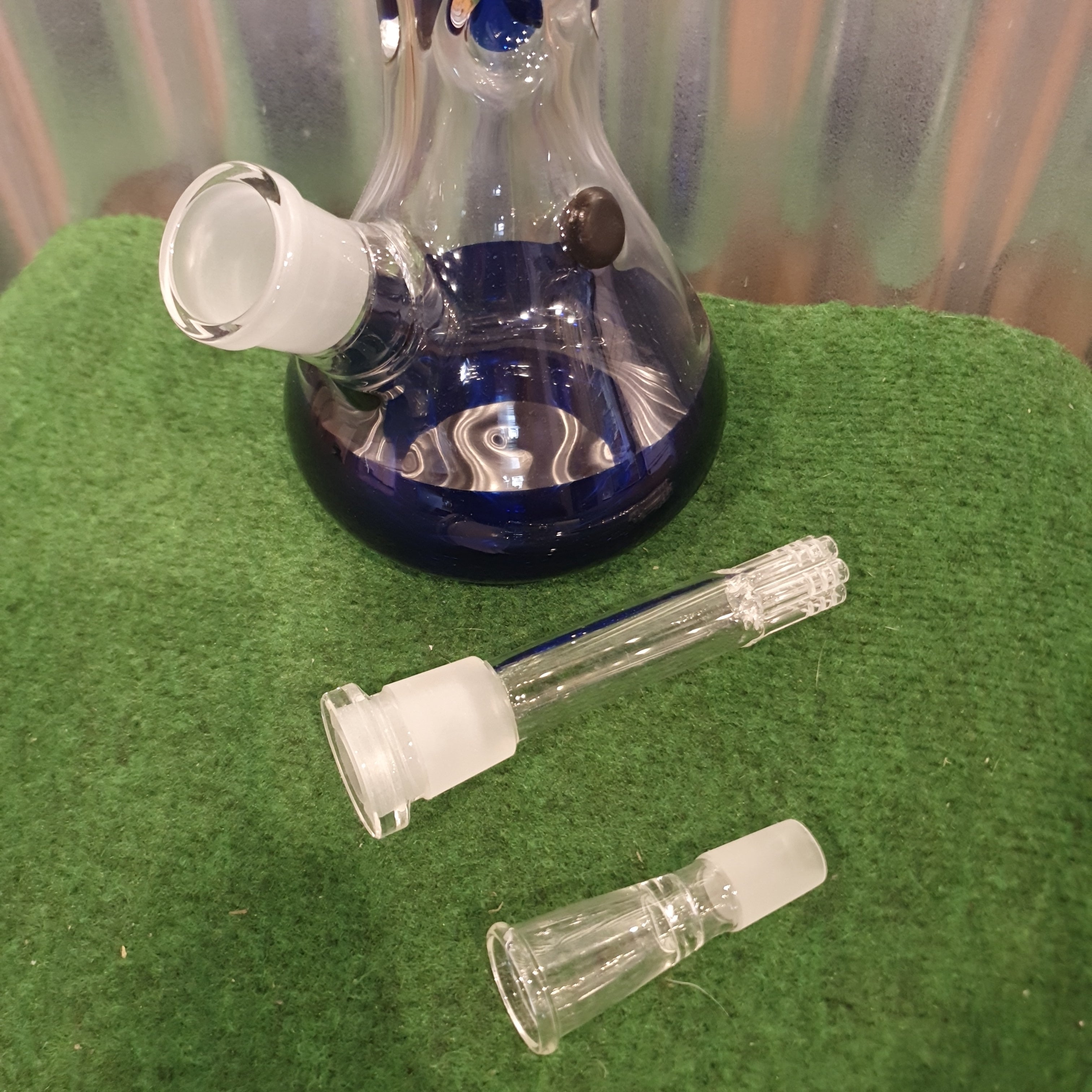 Grace Glass - Pearl Glass - blue- H: 40cm