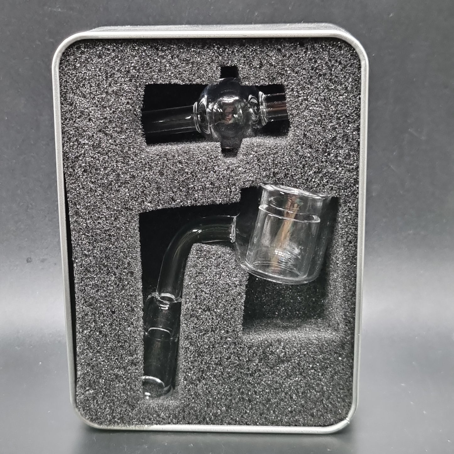Double Walled Quartz Banger with Carb Cap - 10mm Female Joint