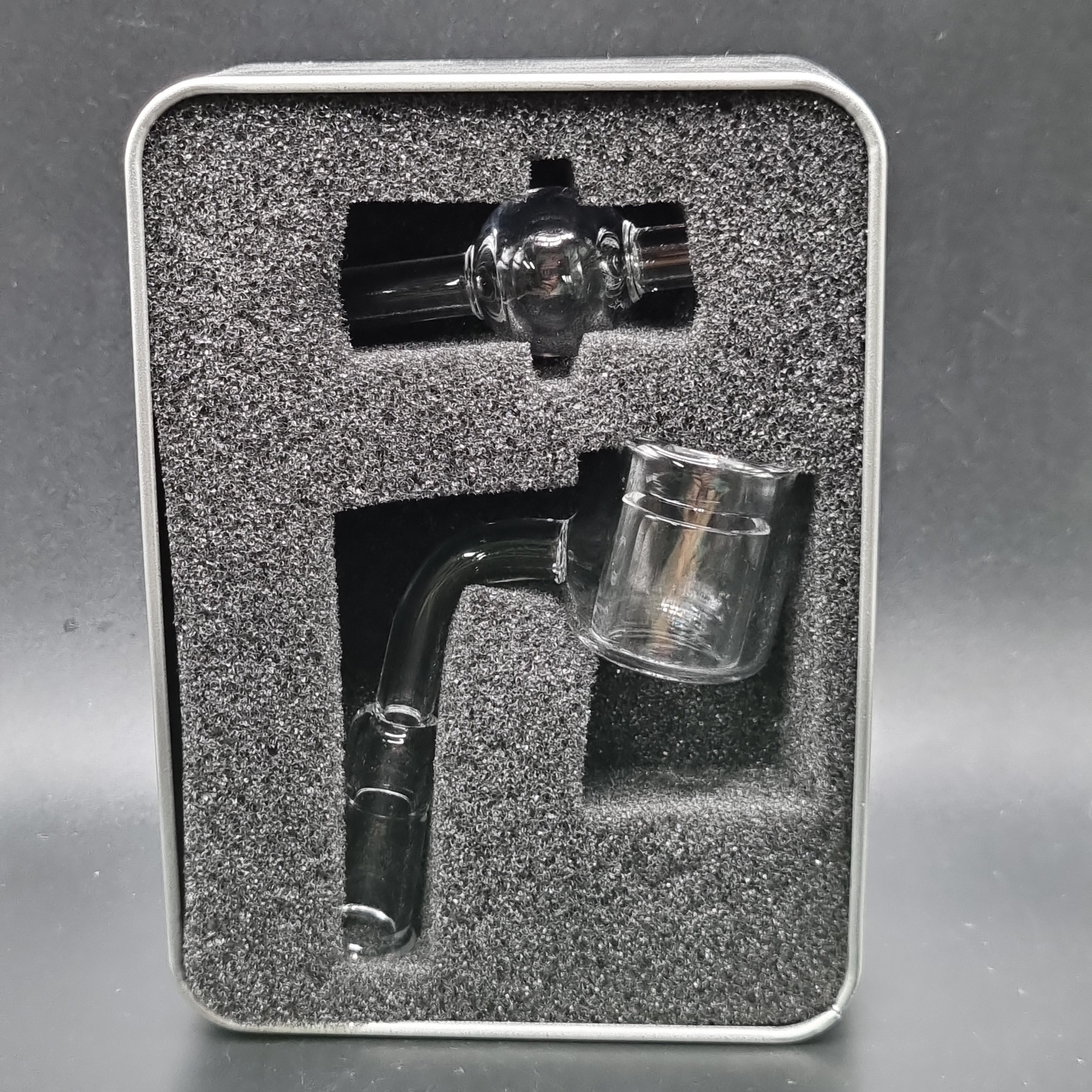 Double Walled Quartz Banger with Carb Cap - 10mm Female Joint