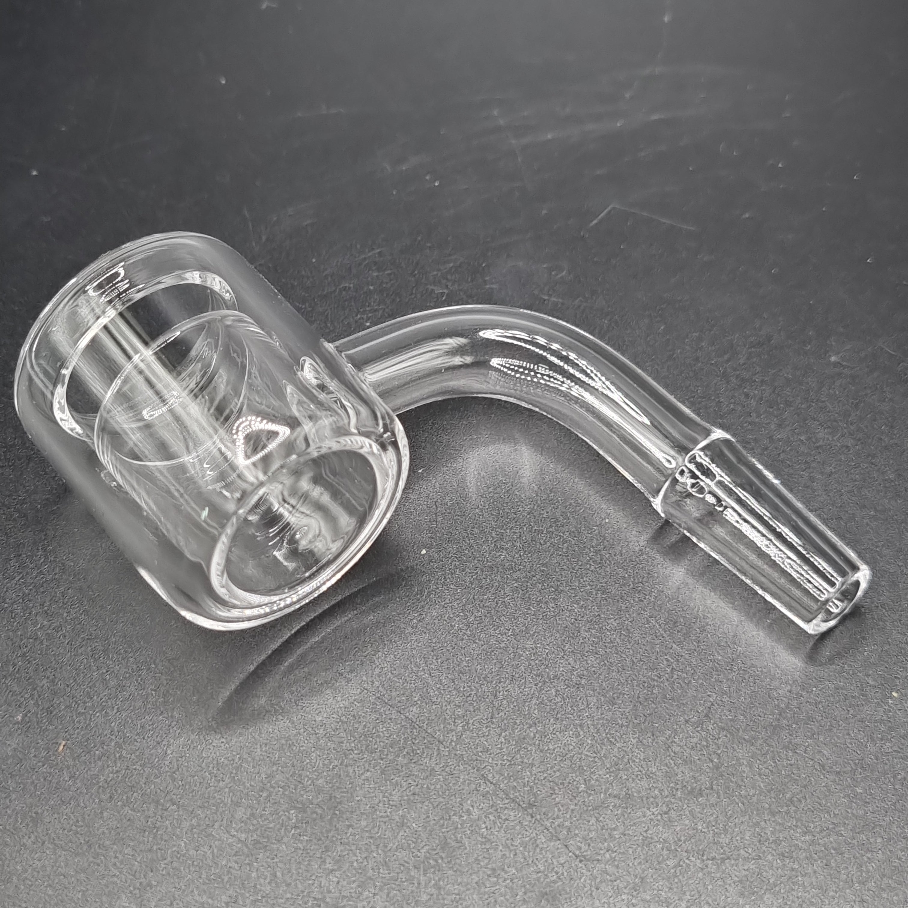 Double Walled Quartz Banger with Carb Cap - 10mm Male Joint