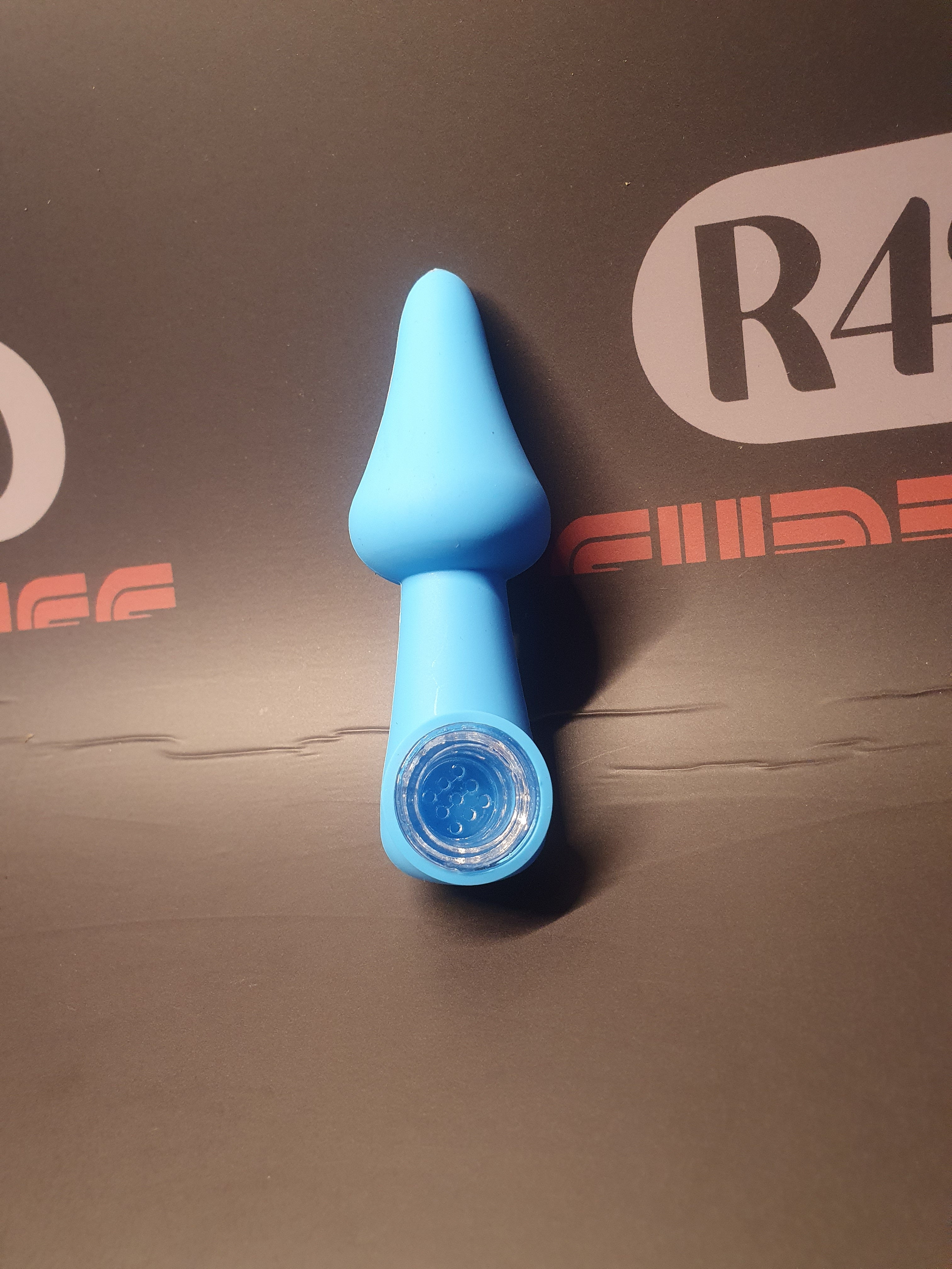 Mushroom Silicone Pipe - 10cm