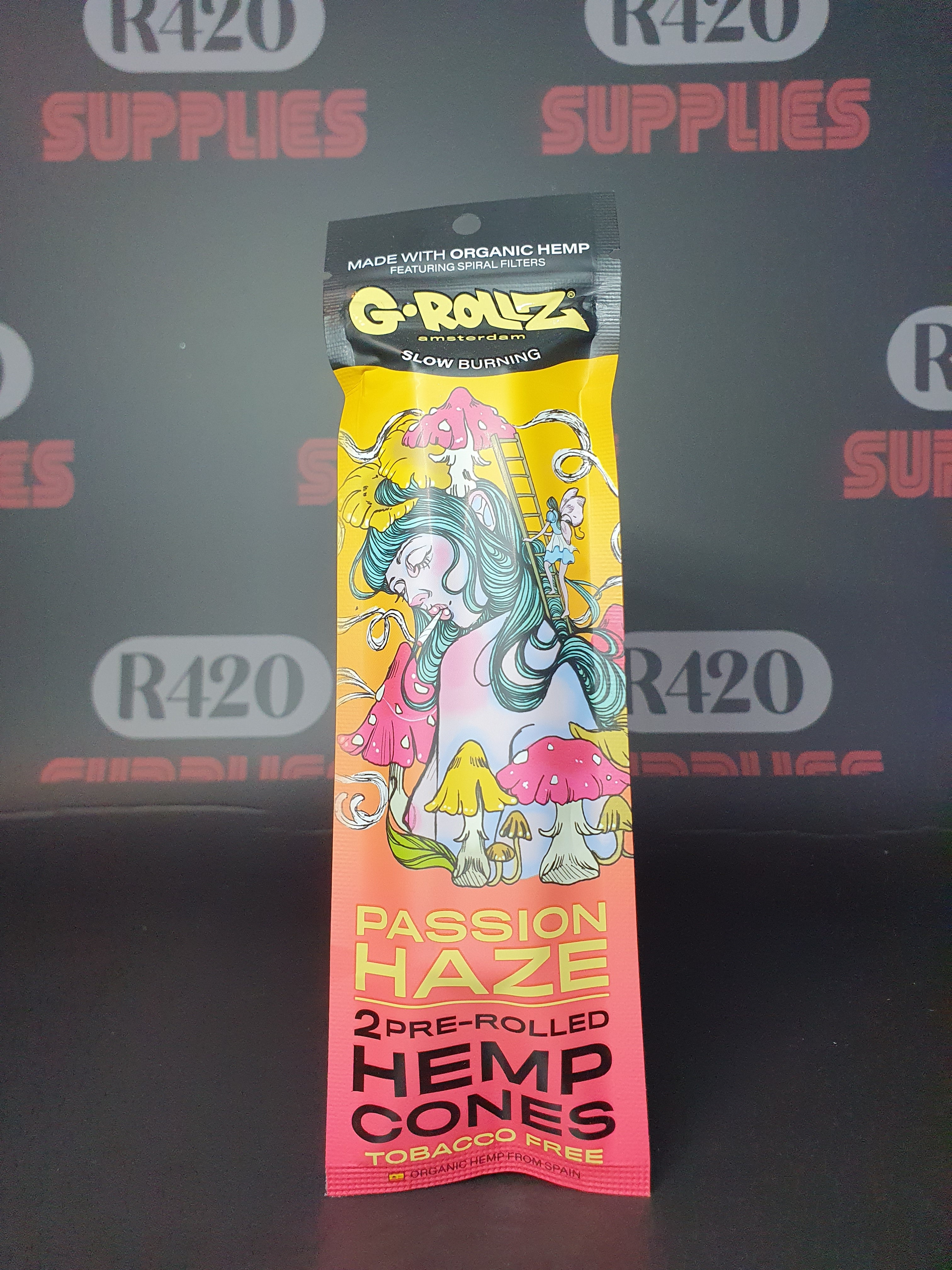 G-Rollz - Pre-Rolled Hemp Cones 2 Pack - Passion Haze
