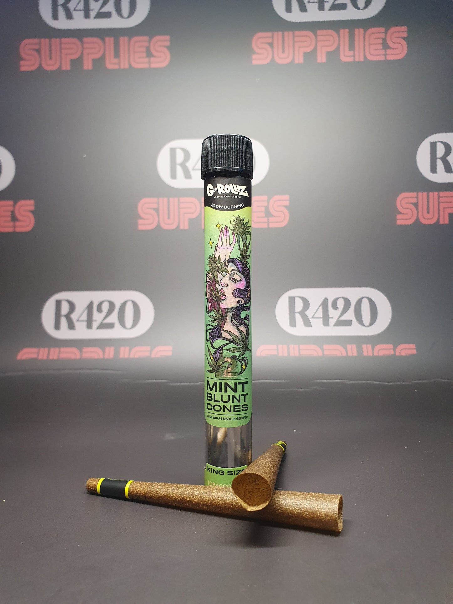 G-Rollz - Voorgedraaide, met Terpenen Doordrenkte Blunt Cones - Munt
