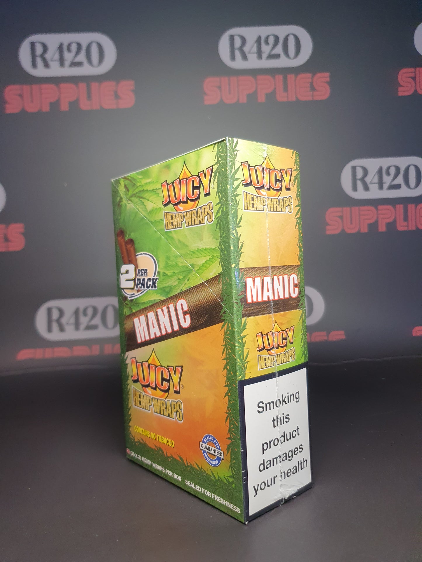 Juicy Jay's Hemp Wraps - 2 stuks - Manisch