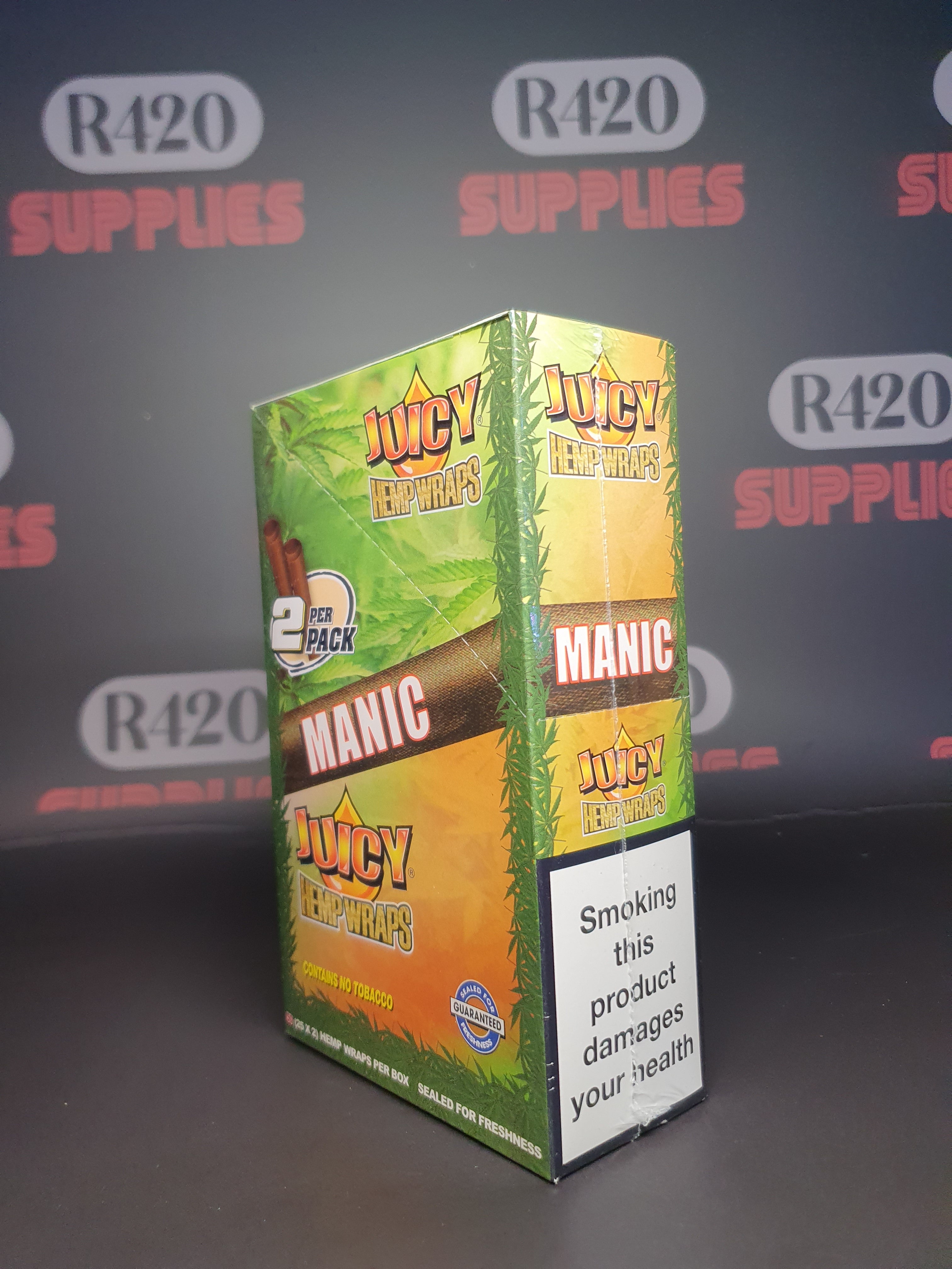 Juicy Jay's Hemp Wraps - 2 Pack - Manic
