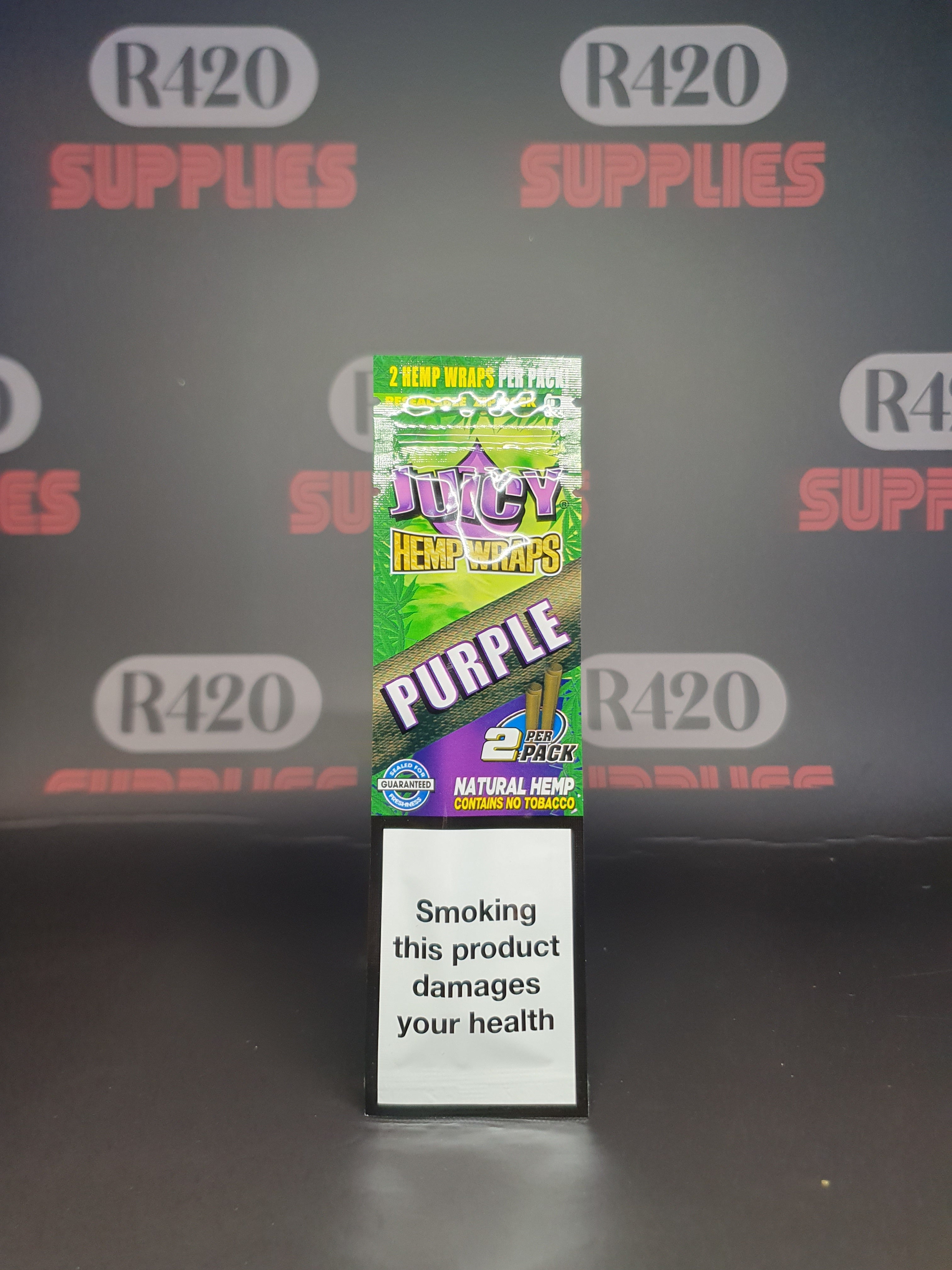 Juicy Jay's Hemp Wraps - 2 Pack - Purple
