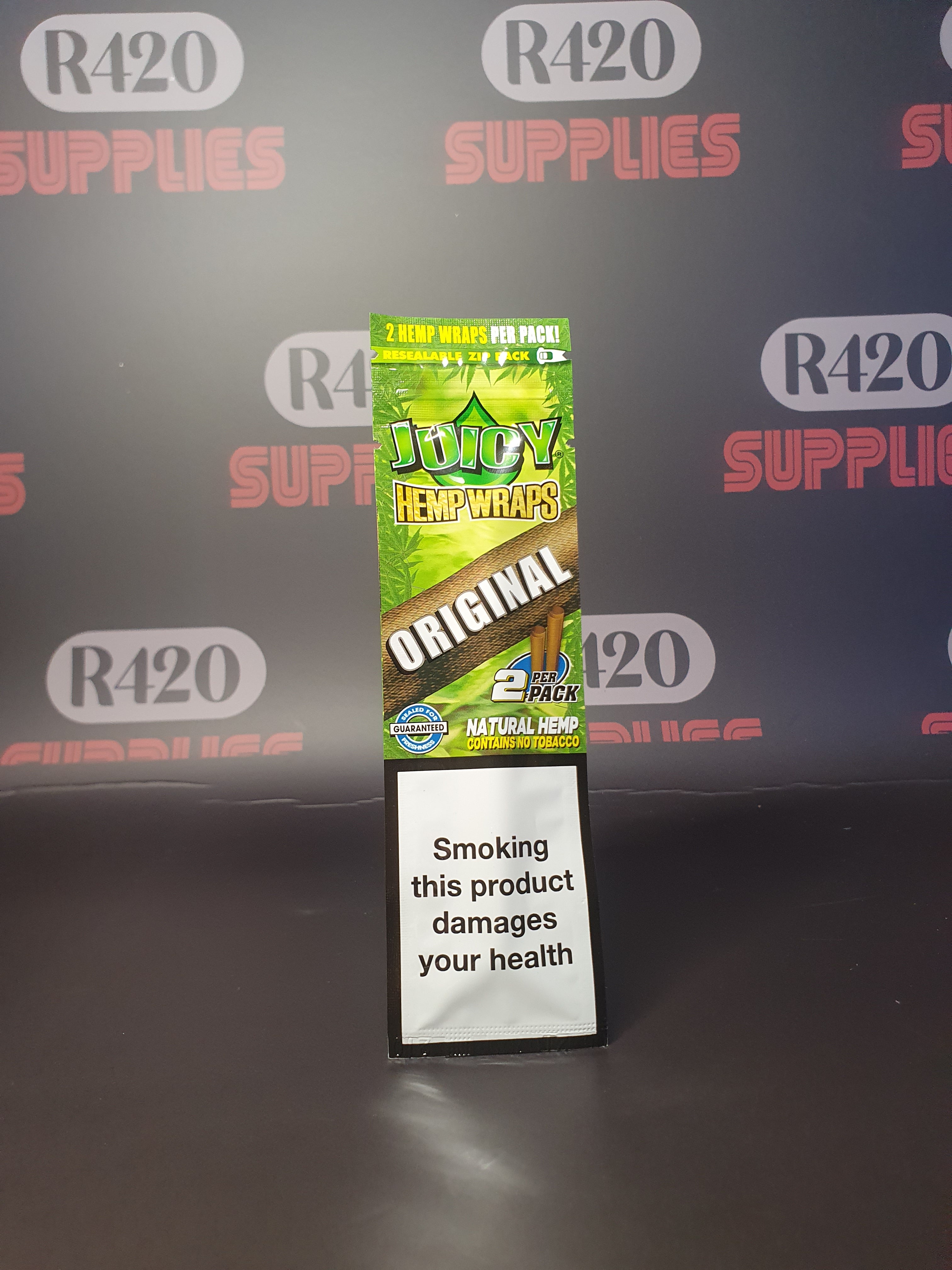 Juicy Jay's Terpene Enhanced Hemp Wraps - 2 Pack - Original