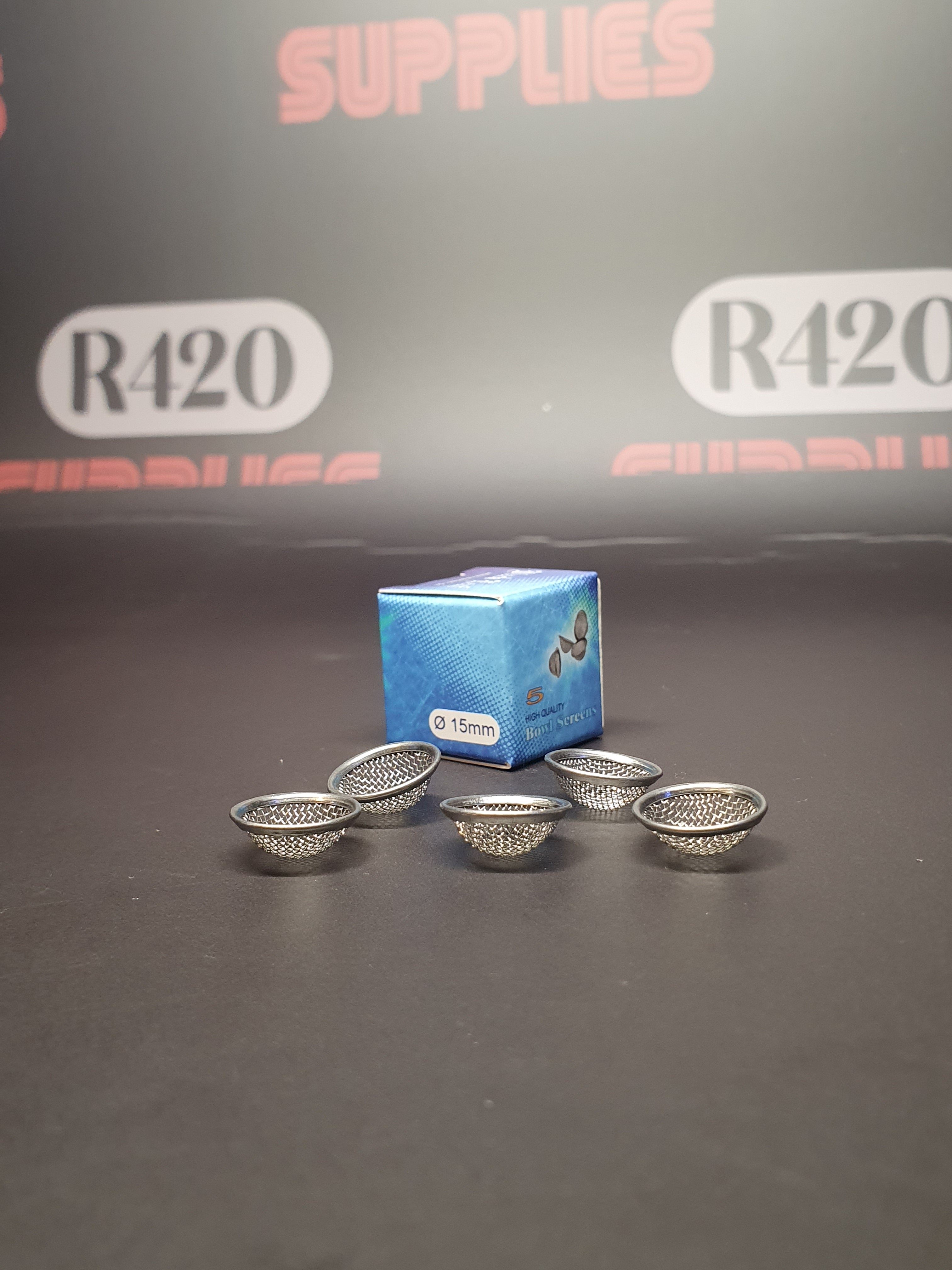 Stainless Steel BOWL Screen - 15mm,