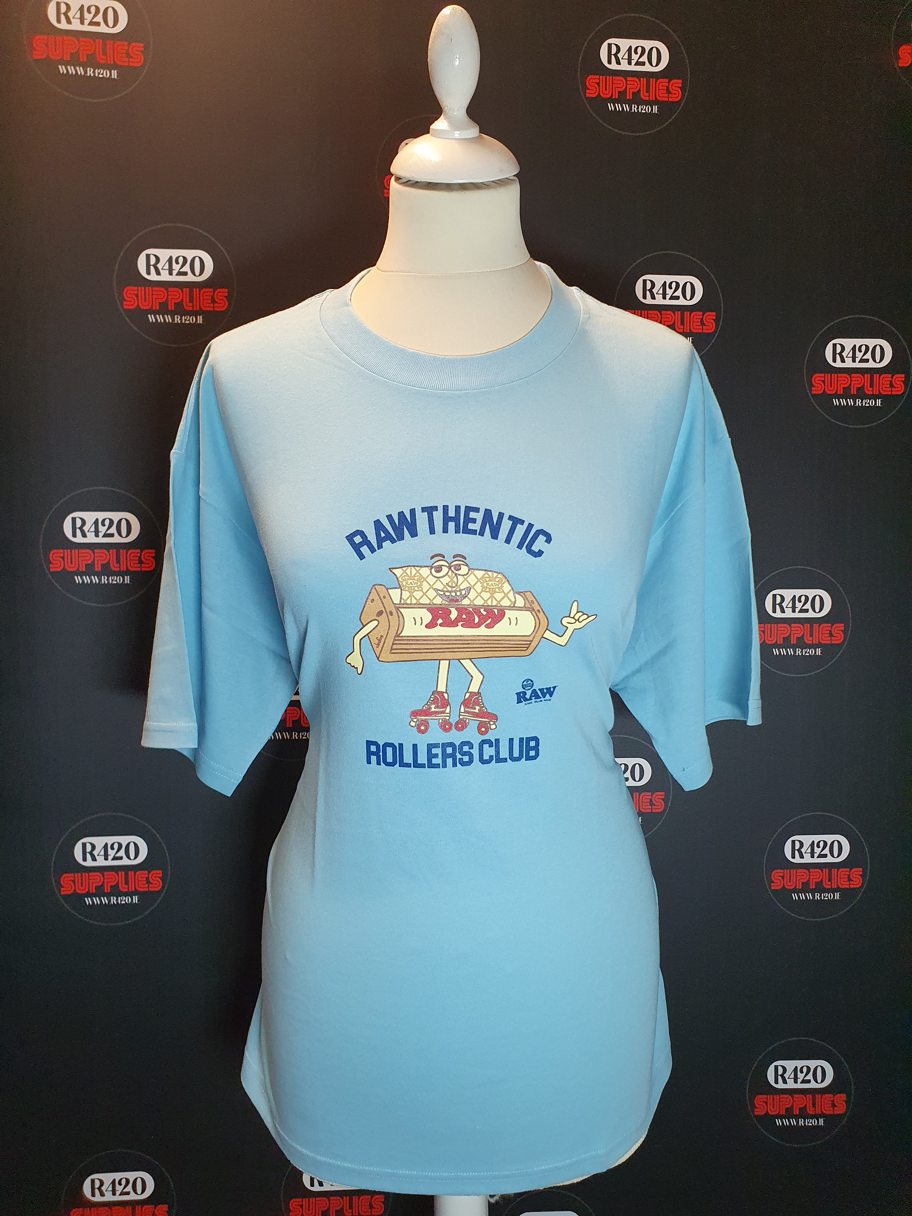 RAW x Interbreed Rollers Club T-Shirt - Blue