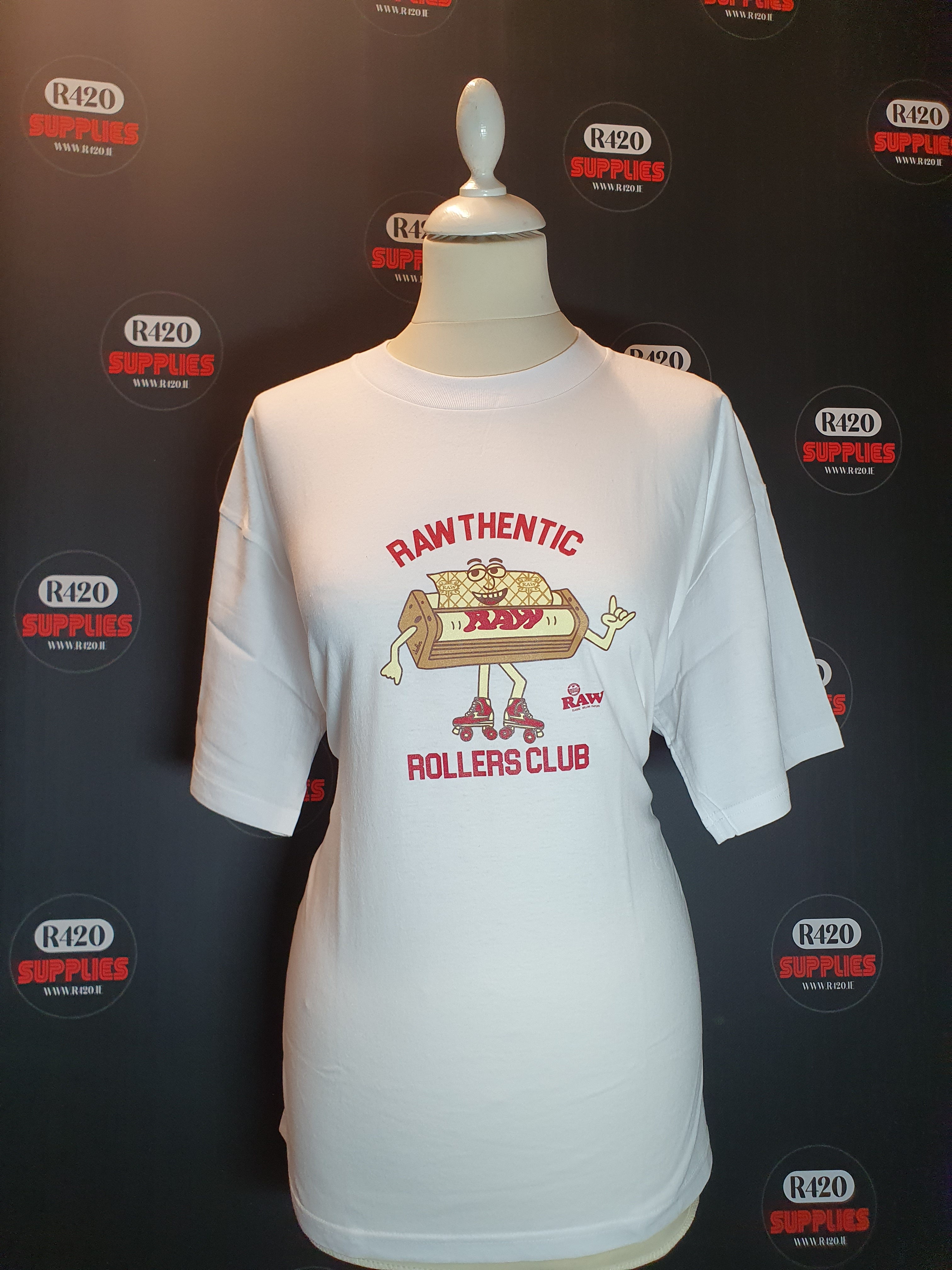 RAW x Interbreed Rollers Club T-Shirt - White