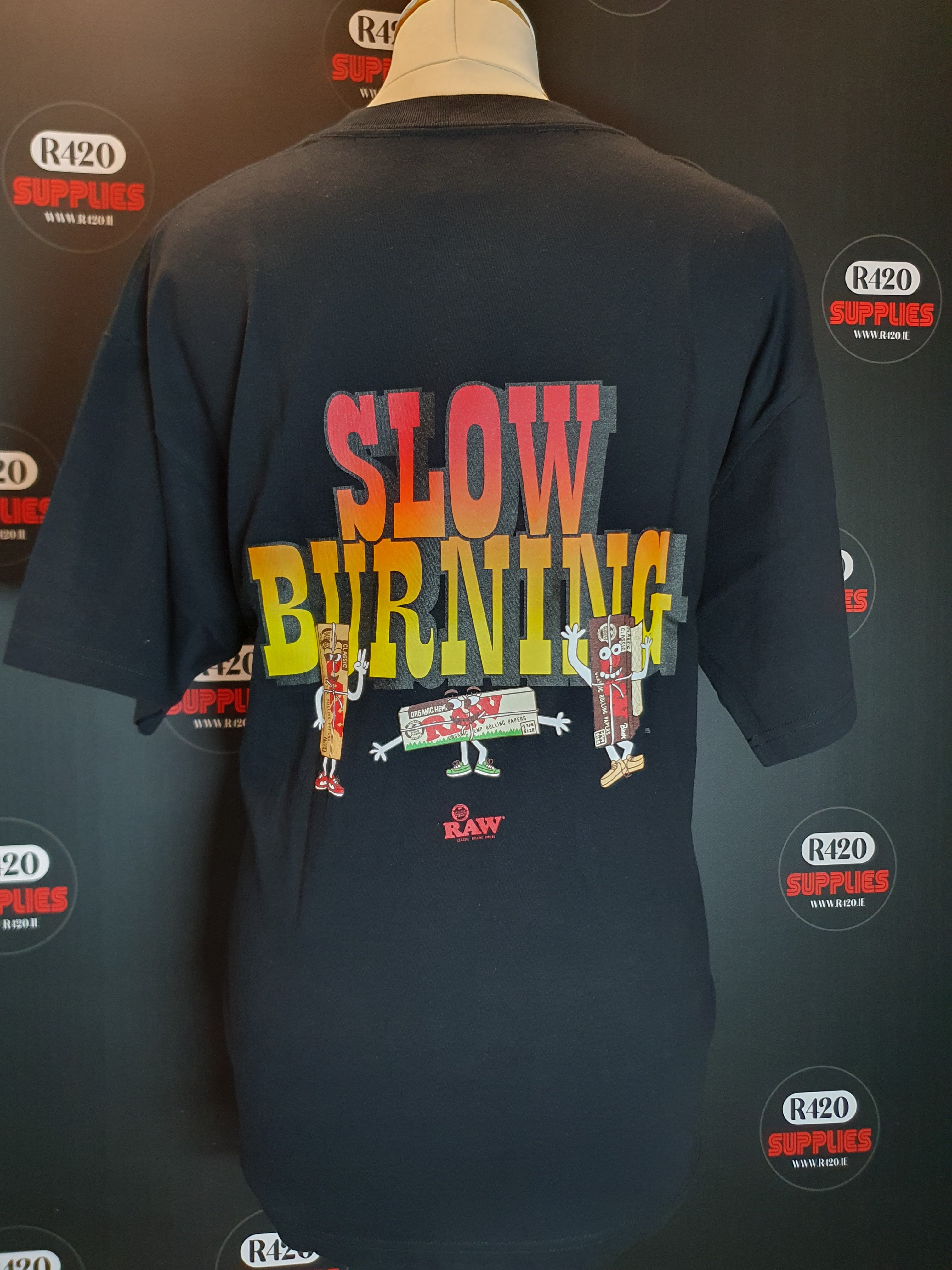 RAW x Interbreed Slow Burn T-Shirt - Black