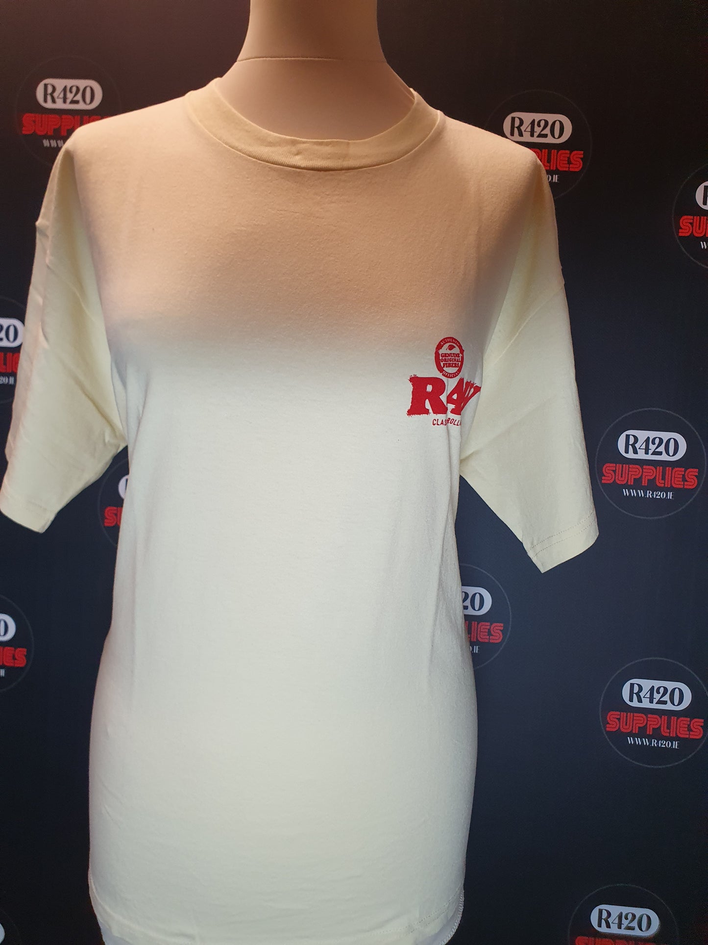 RAW x Interbreed Slow Burn T-Shirt - Yellow