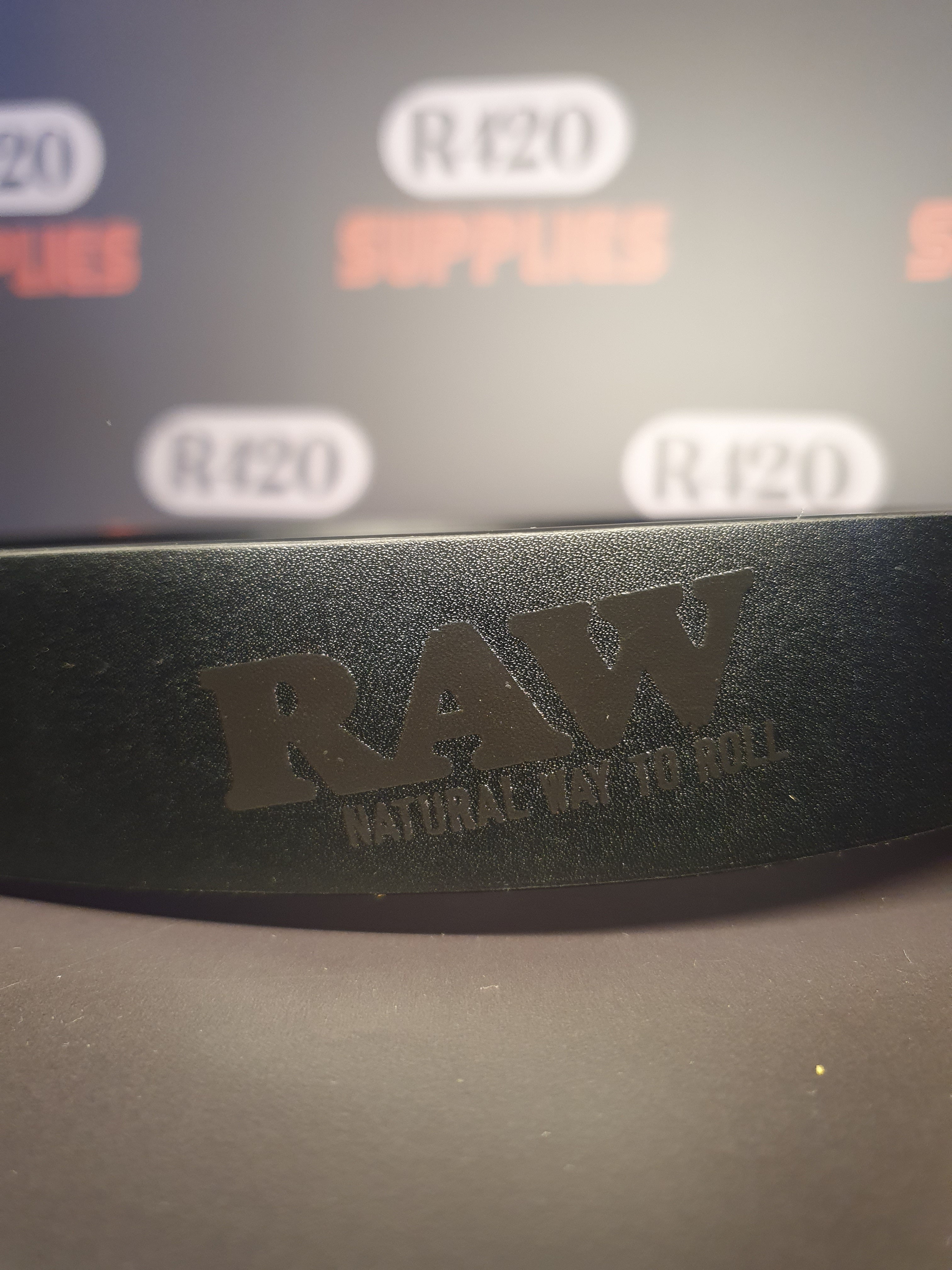 RAW Vegan Leather Belt & Metal Buckle