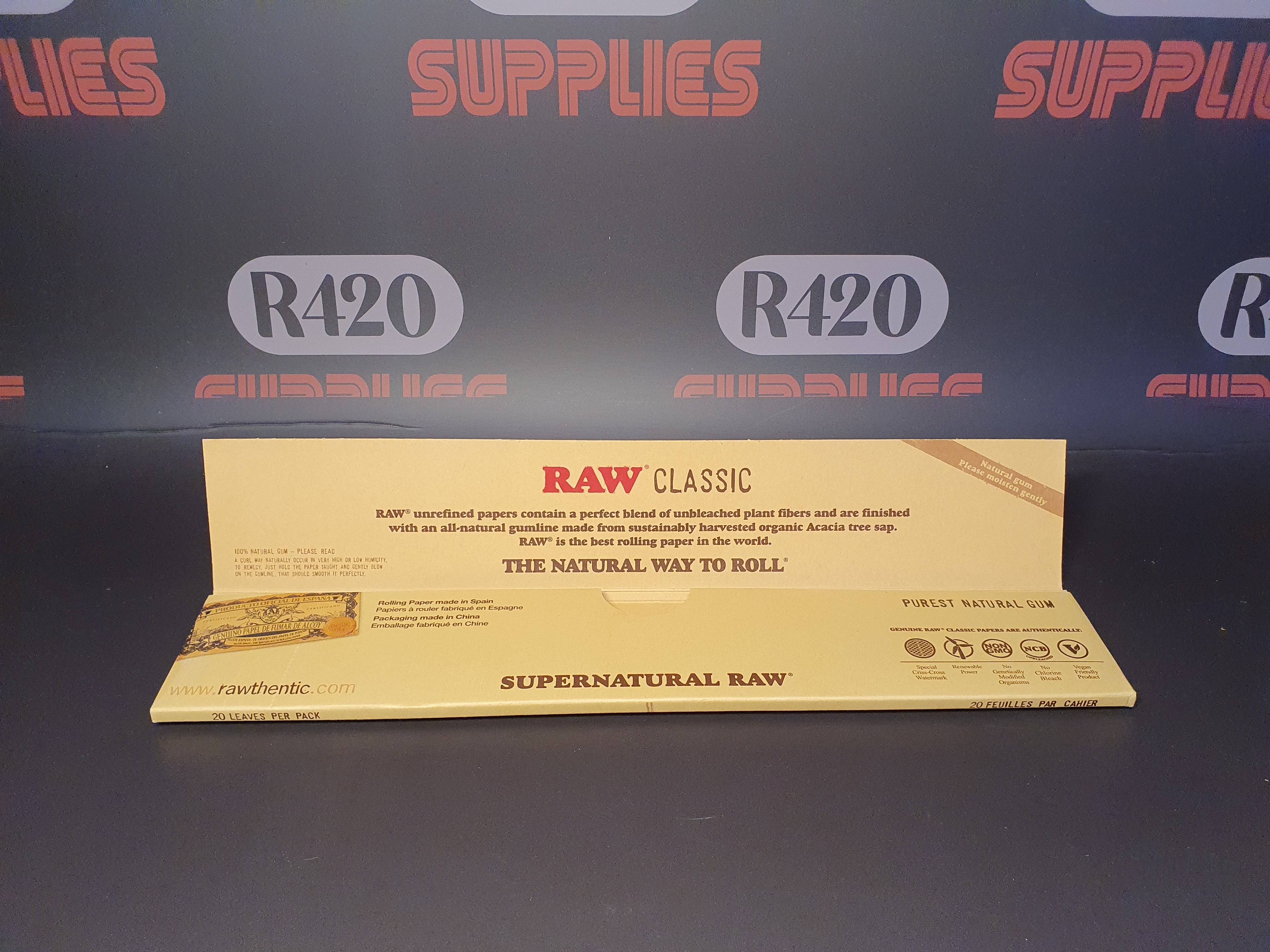 RAW 30cm (12") Supernatural Rolling Papers