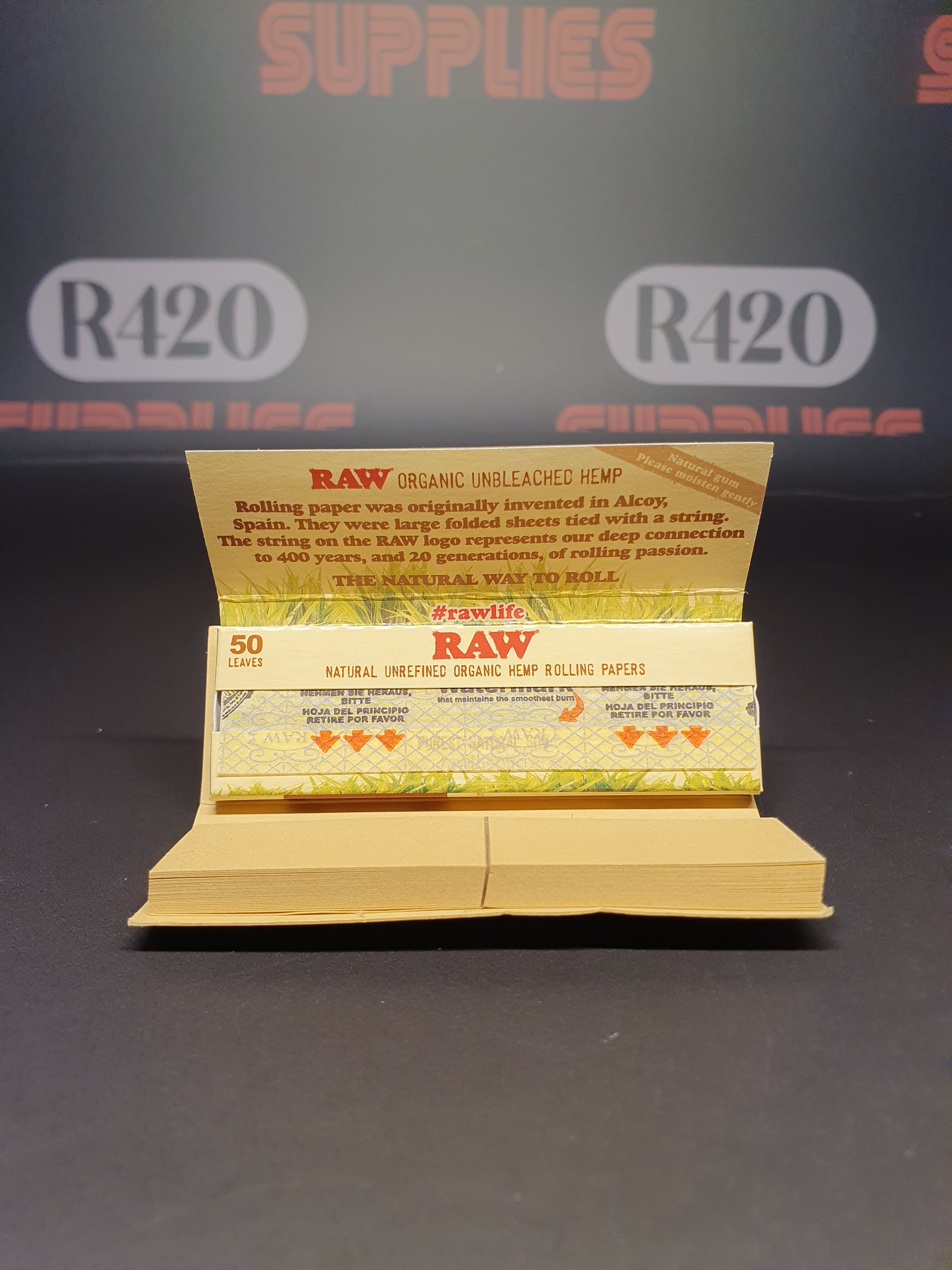 RAW Organic Hemp Connoisseur 1¼