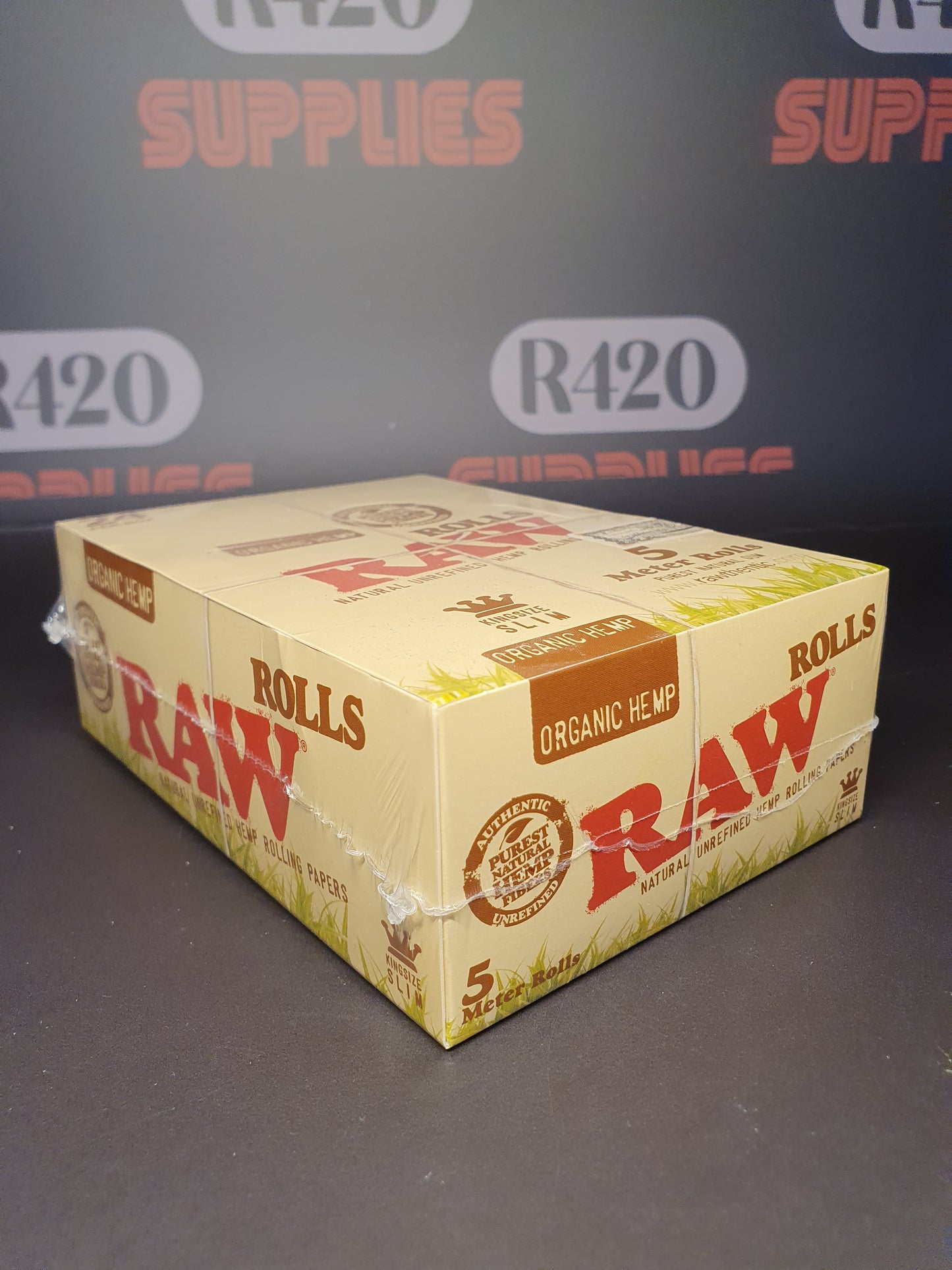 RAW Biologische Kingsize Slanke Rollen - 5 Meter