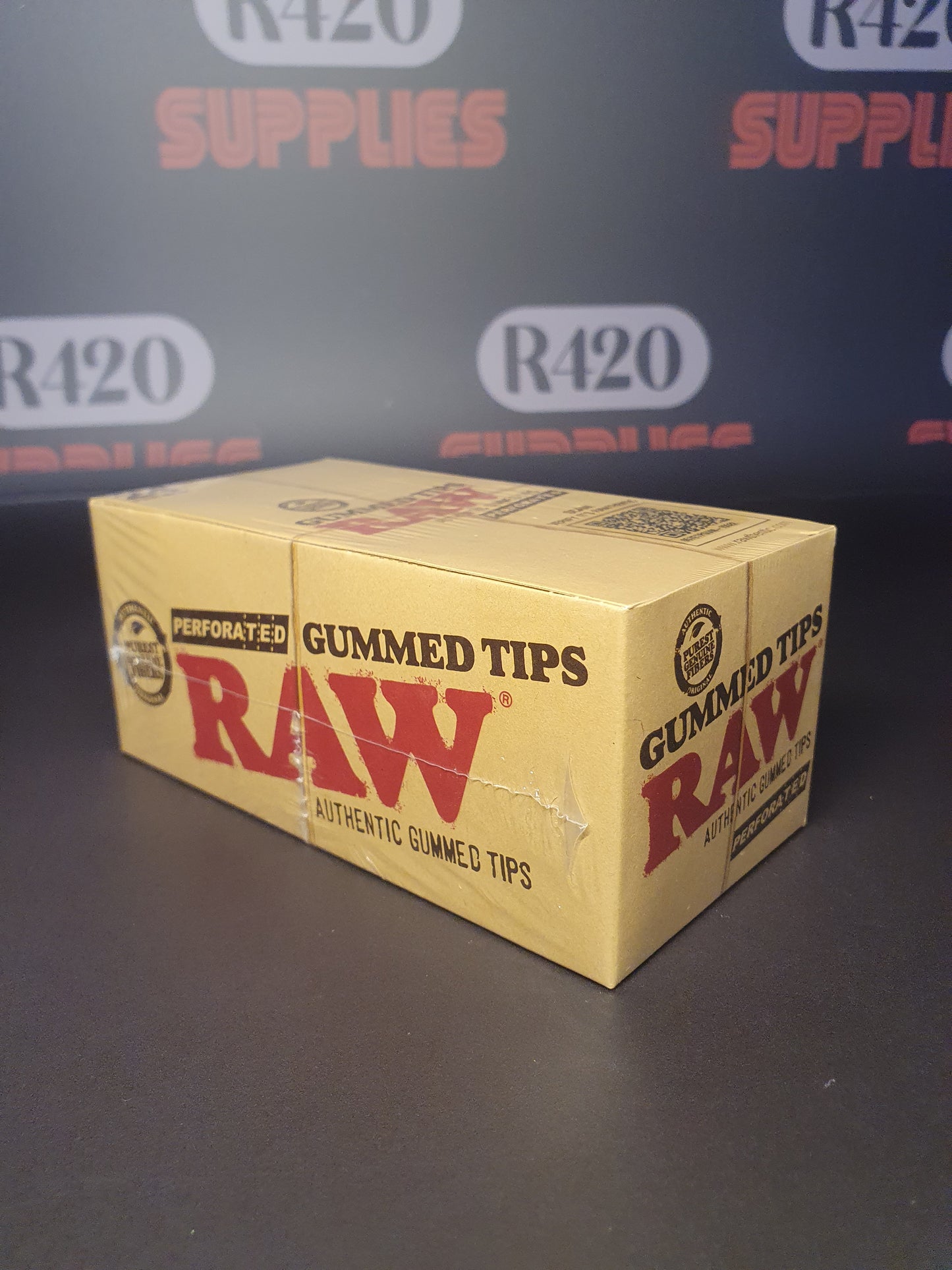 RAW Perforated Gummed Tips - 33 Tips