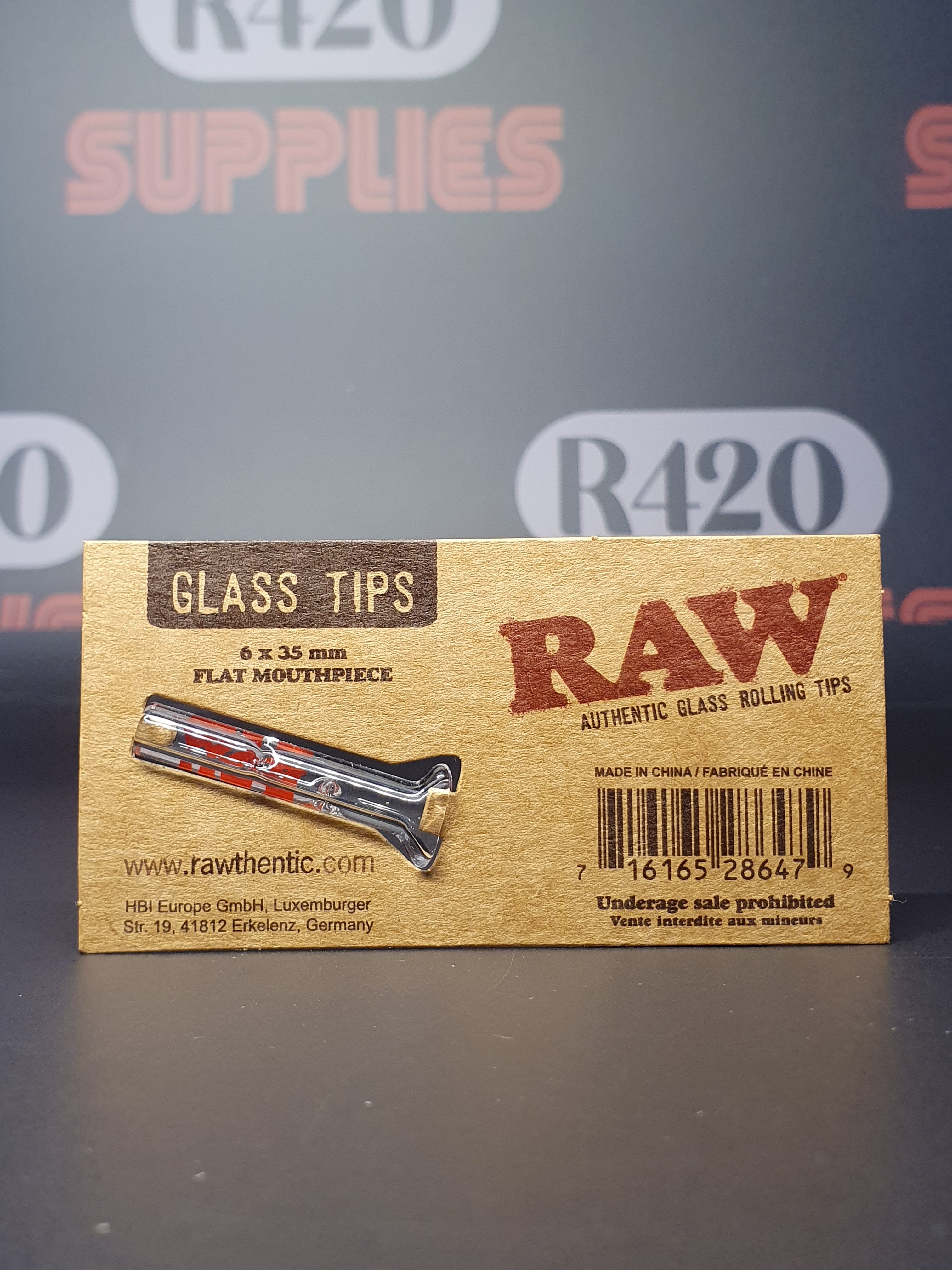 RAW Glass Tip - Flat