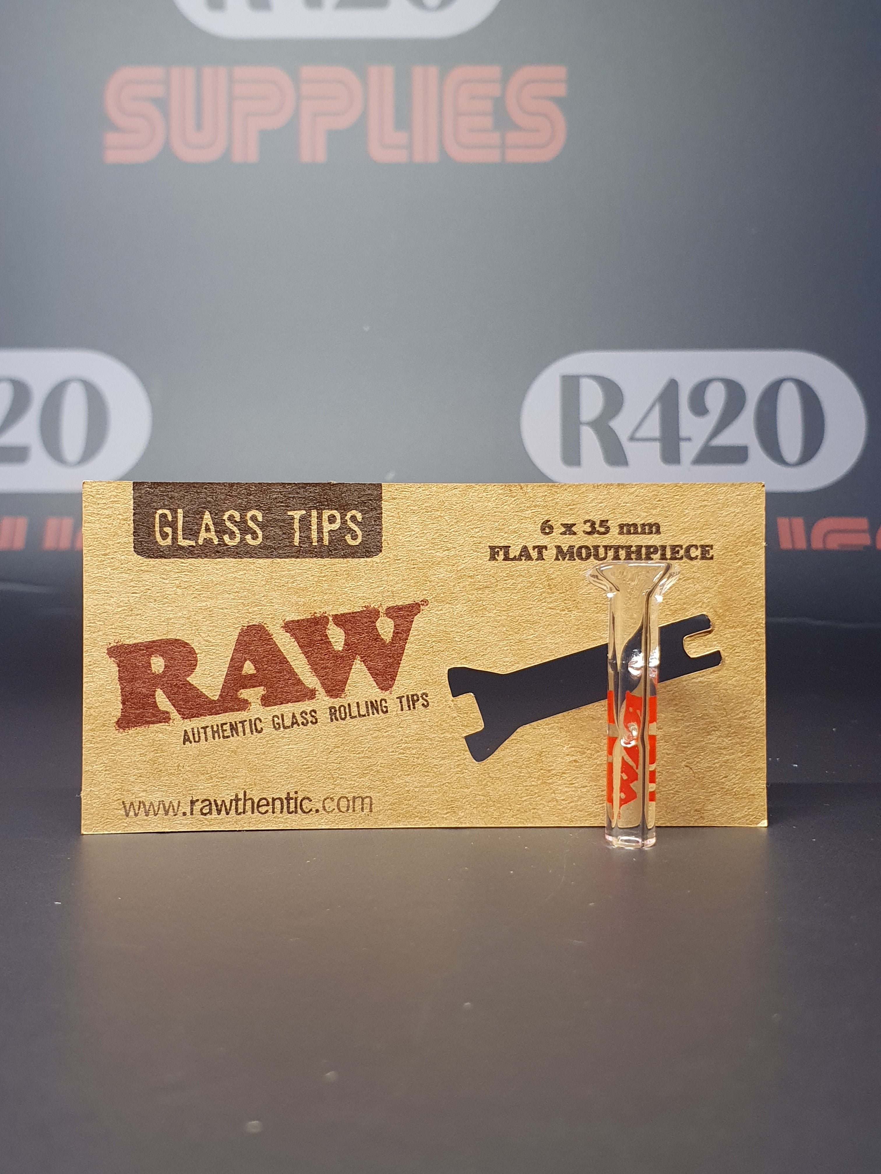 RAW Glass Tip - Flat