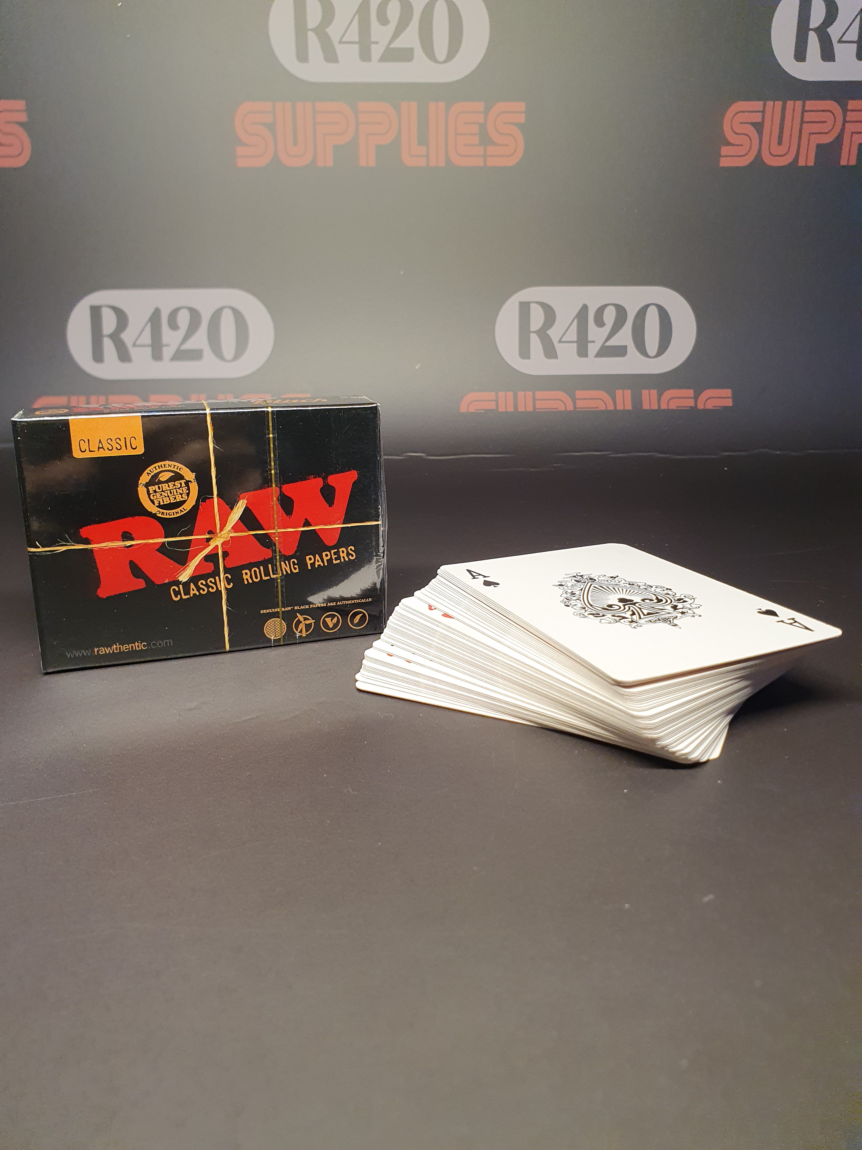 RAW Black Playing Cards
