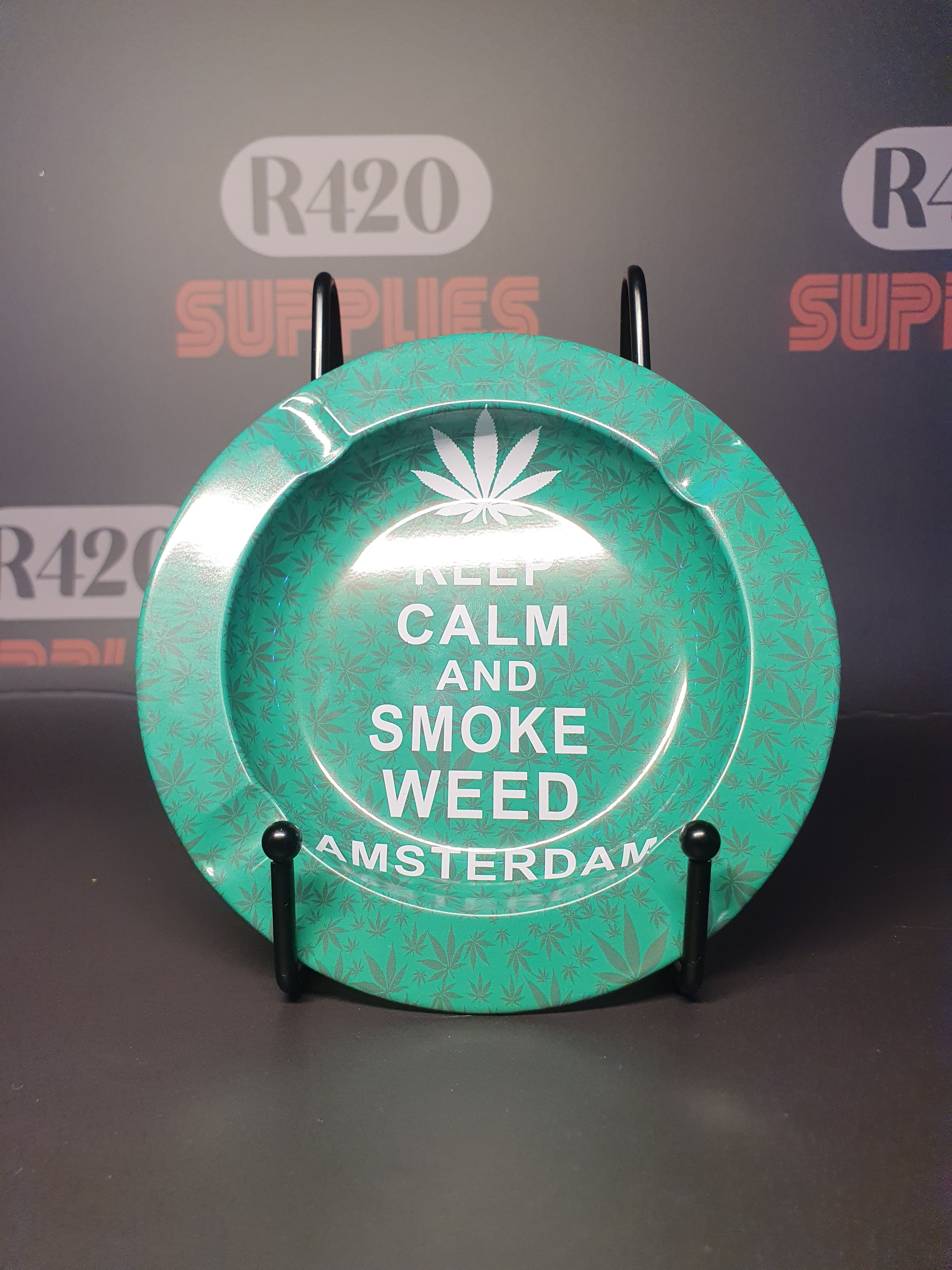 Keep Calm - Metal Ashtray