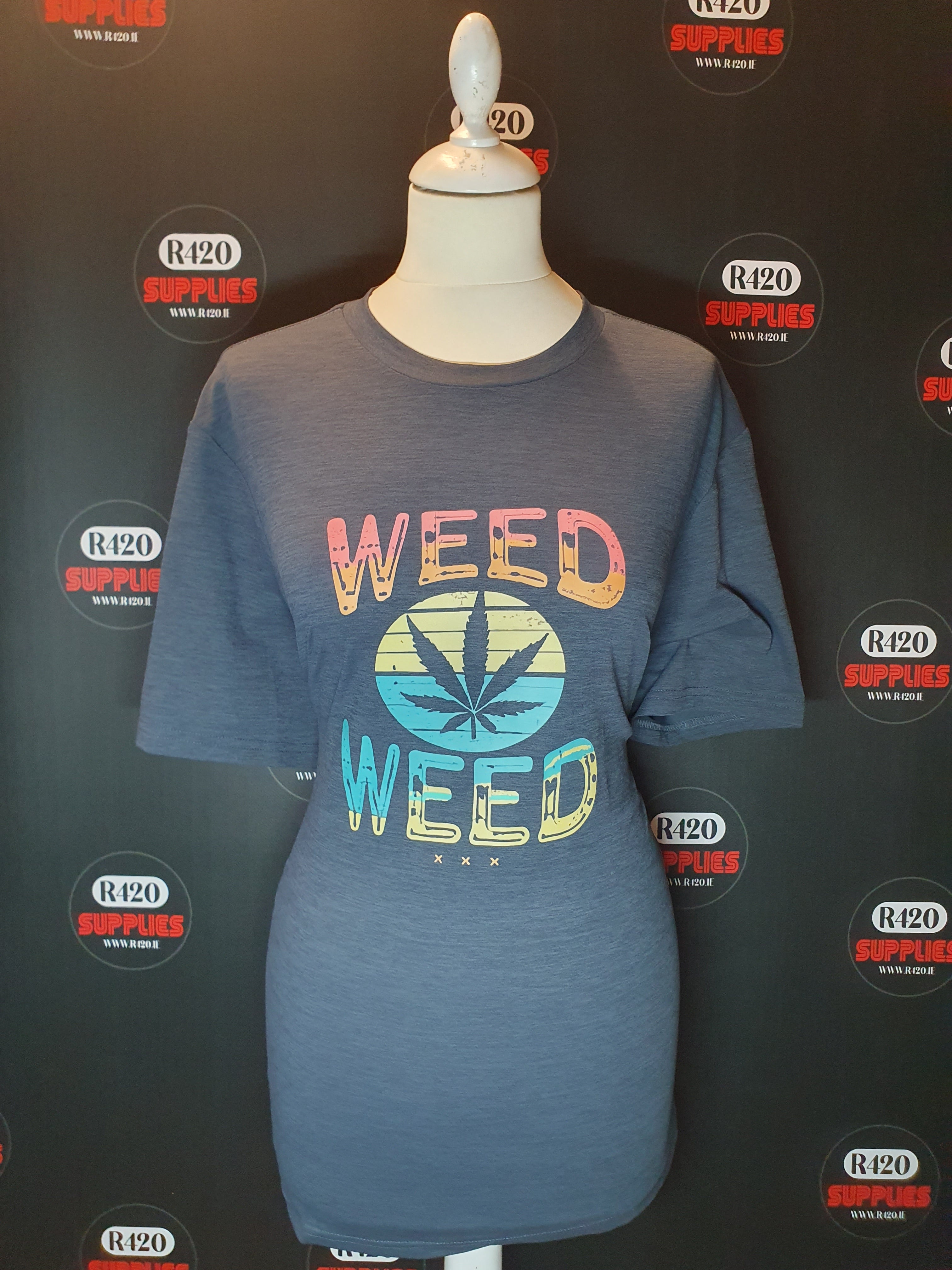 Weed Weed Slogan T-Shirt