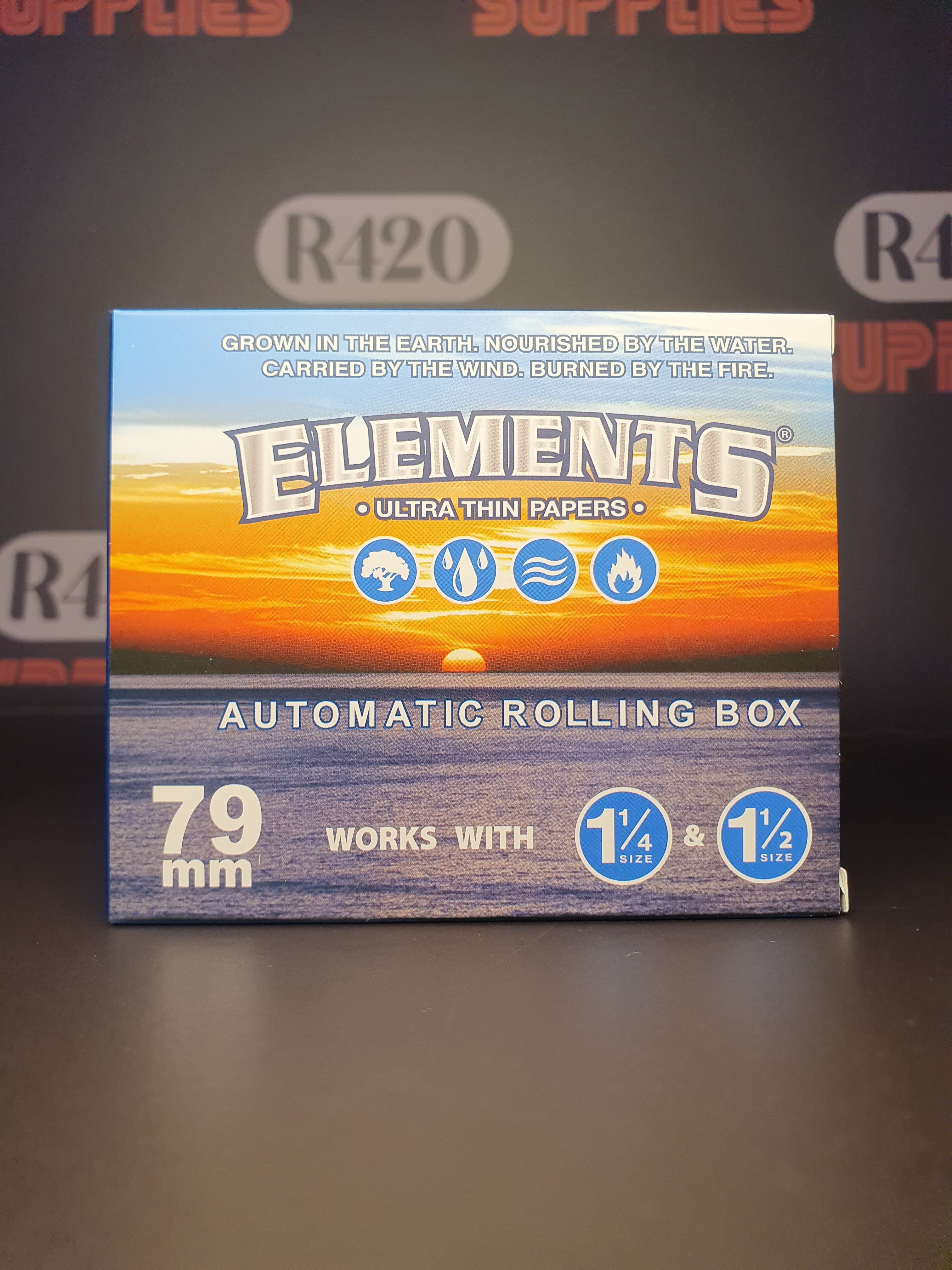 Elements Automatic Rolling Box - 79mm - Blue