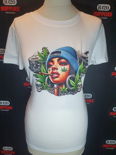 "Pothead" Girl Printed T-Shirt