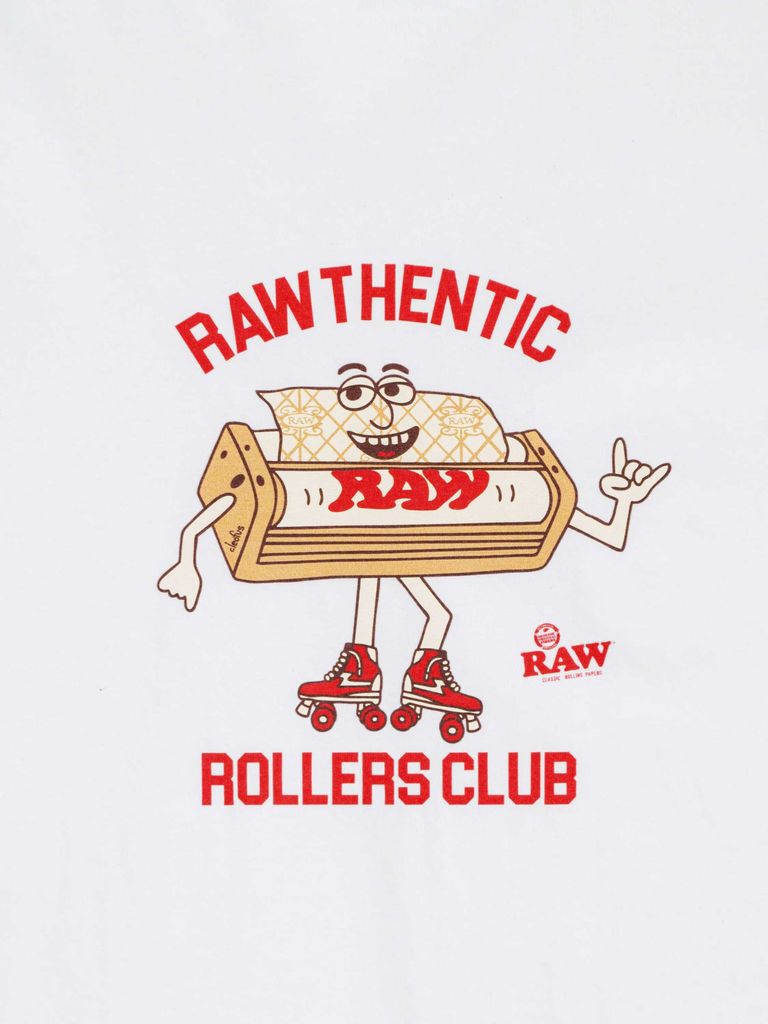 RAW x Interbreed Rollers Club T-Shirt - White