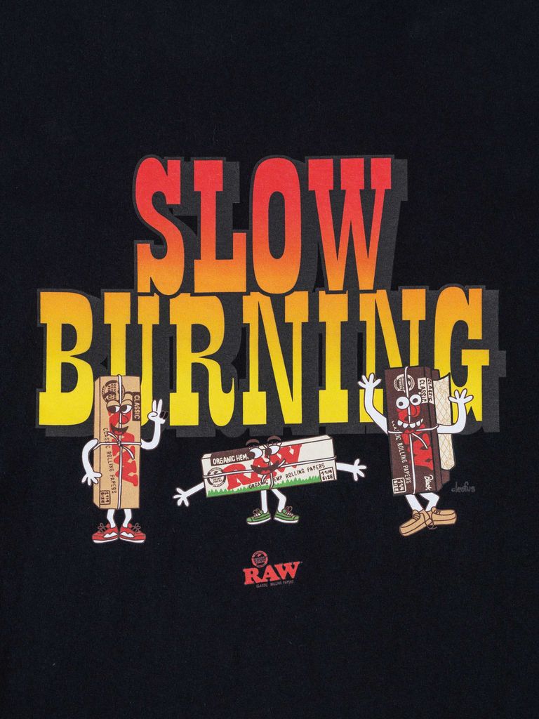 RAW x Interbreed Slow Burn T-Shirt - Black