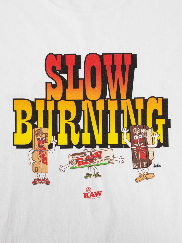 RAW x Interbreed Slow Burn T-Shirt - White