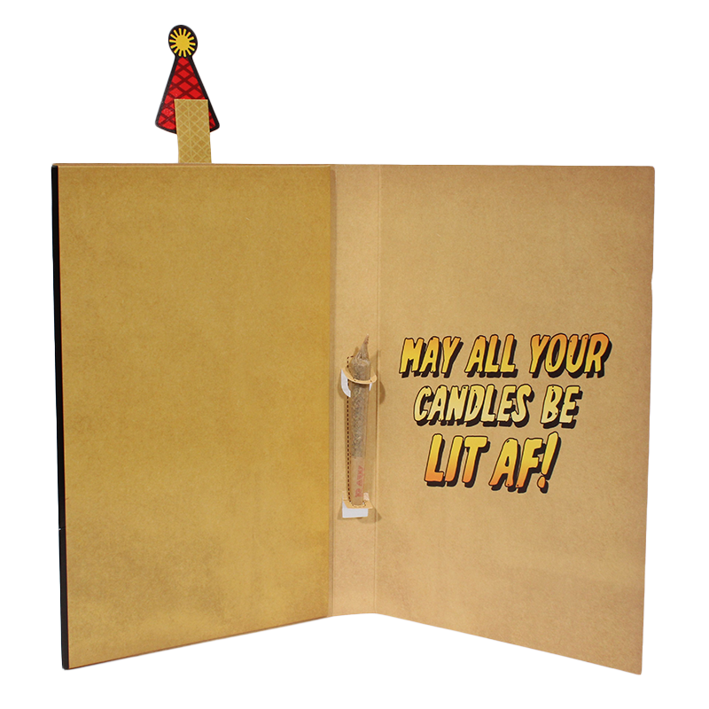 RAW Pop-Up Birthday Card