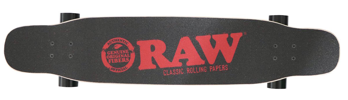 RAW® LONG BOARD – DANCER - WHEELS & GRIP TAPE – FULLY ASSEMBLED
