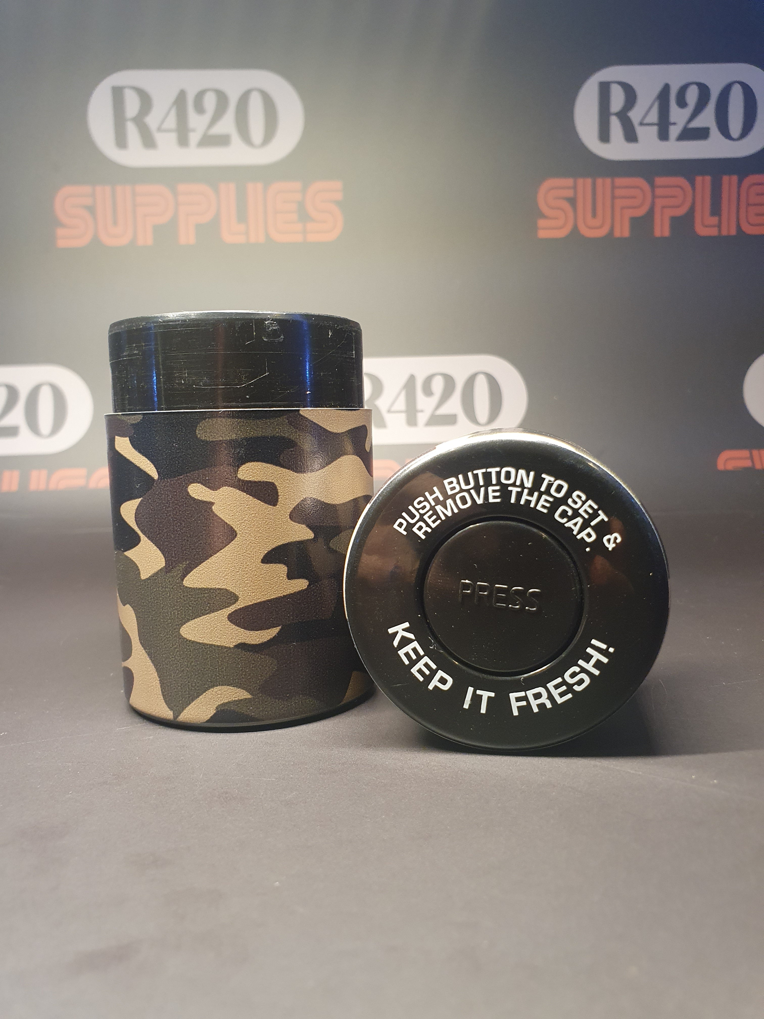 Plastic Airtight Storage Container - Camo