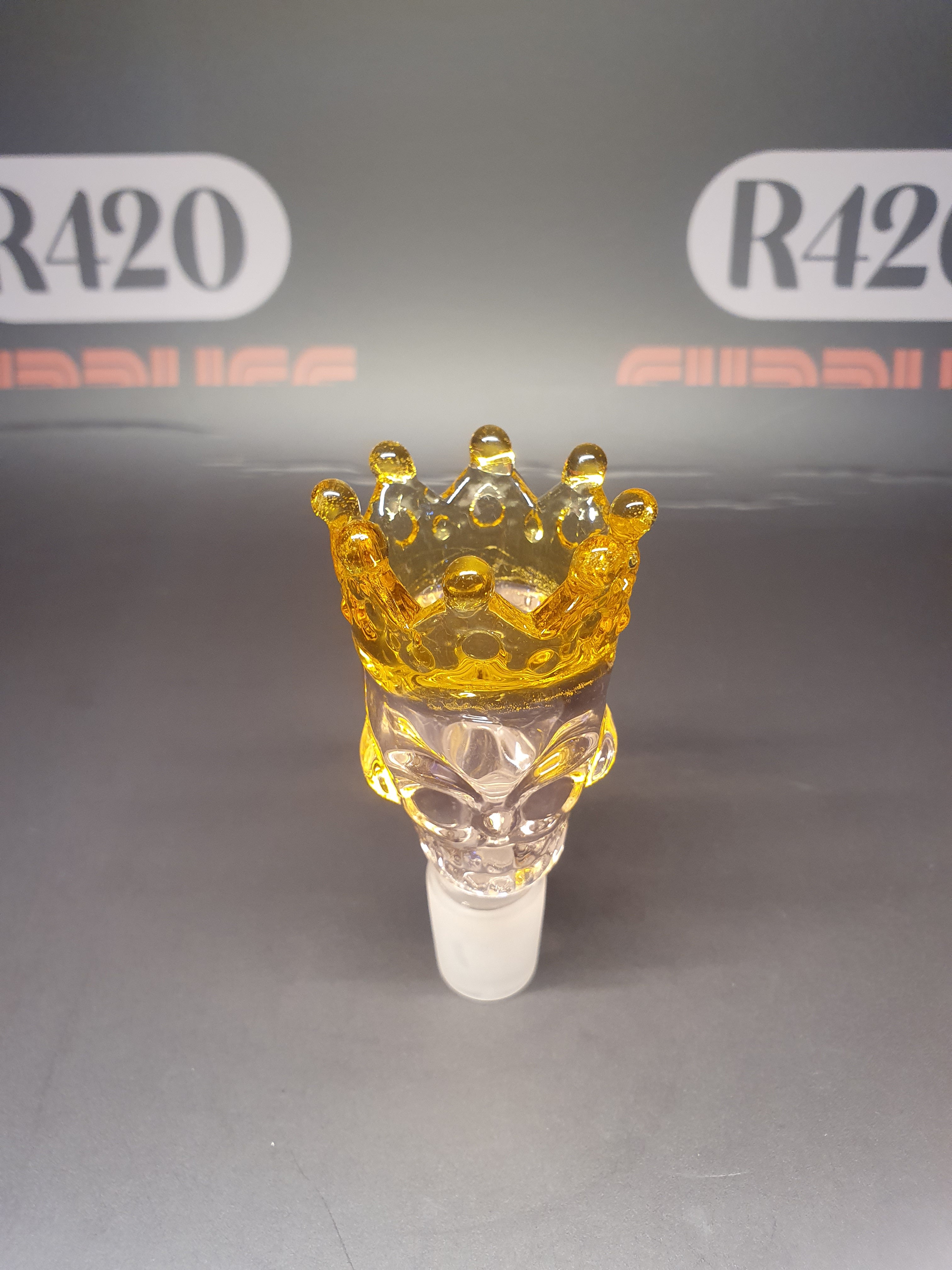 Pink Skull Crown Bowl - 18mm Male