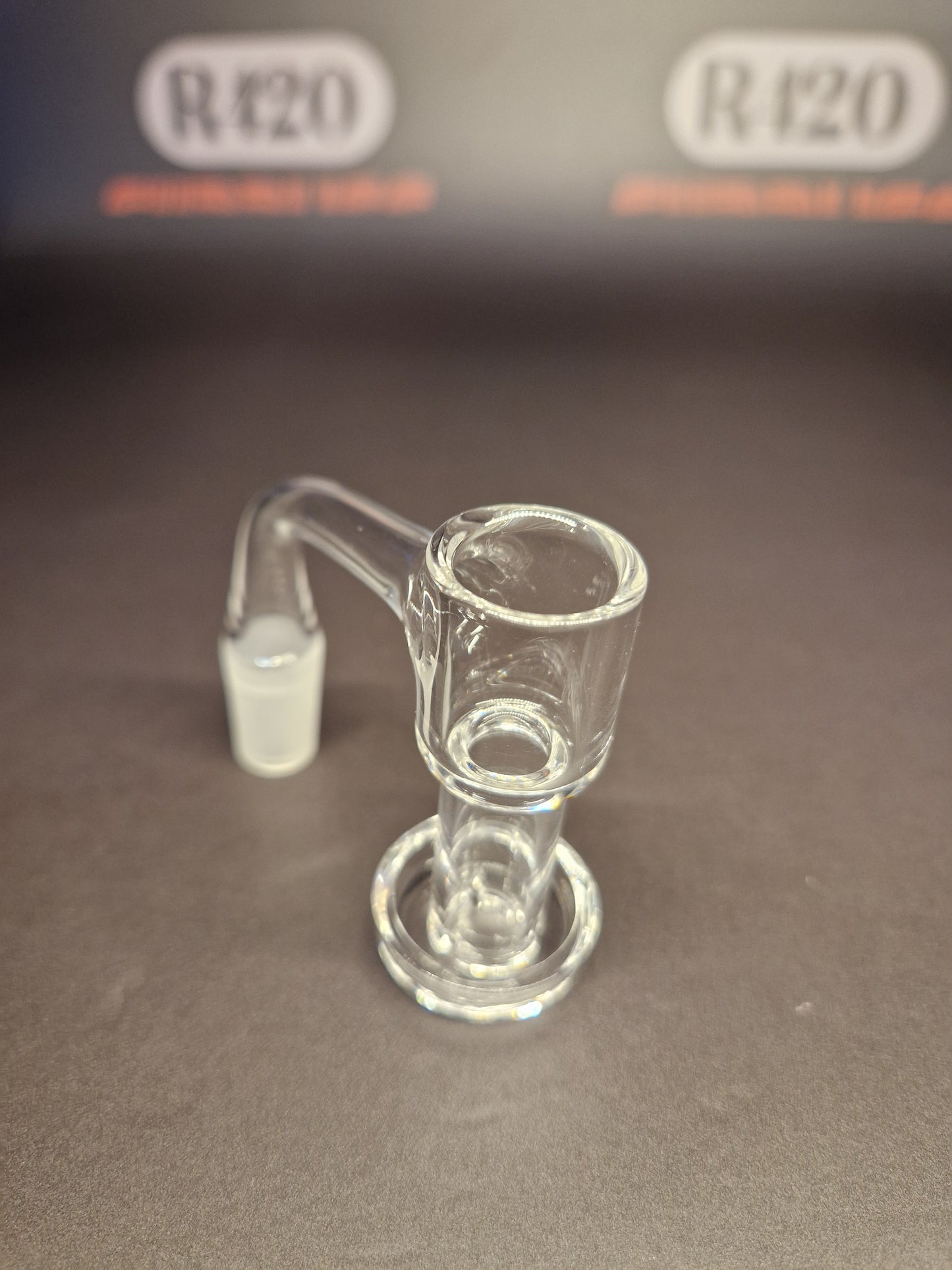 Quartz Slurper- 14mm / 90° Male Fitting - Clear