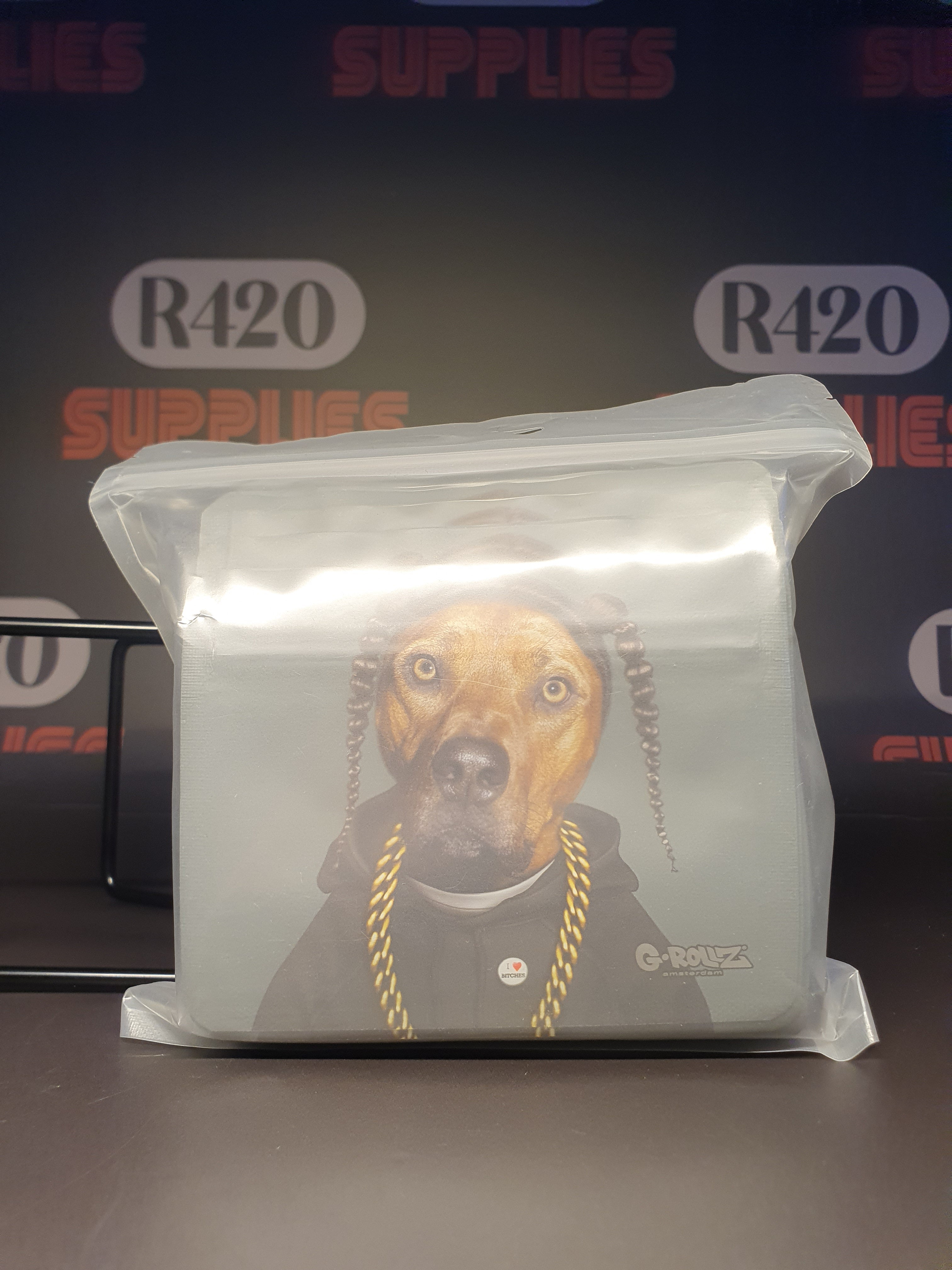 Mylar Smellproof Bag - Rap Dog -90x80mm - 50 Bags
