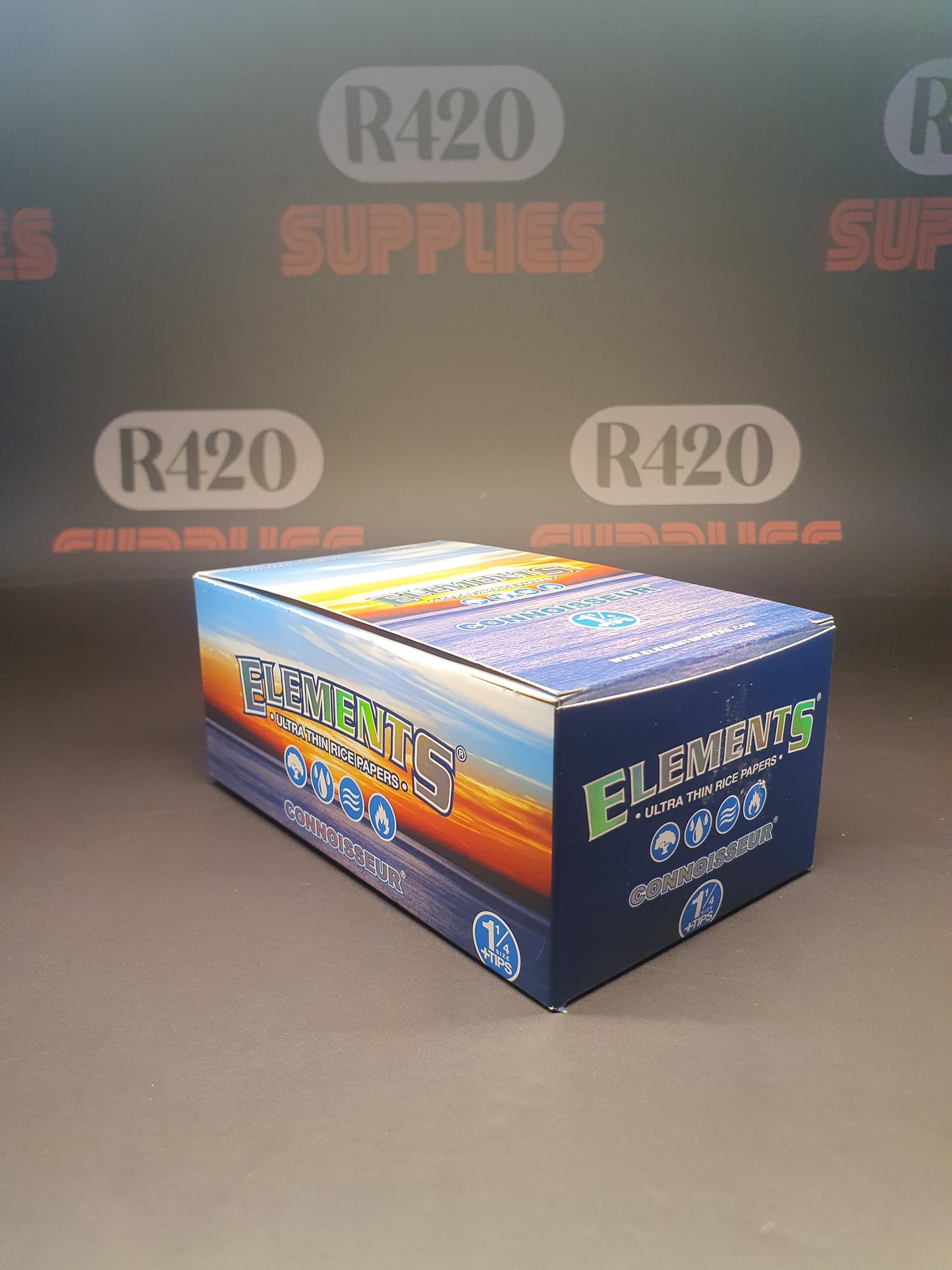 Elements 1 1/4 Connoisseur - Ultra Thin Rice Papers & Tips