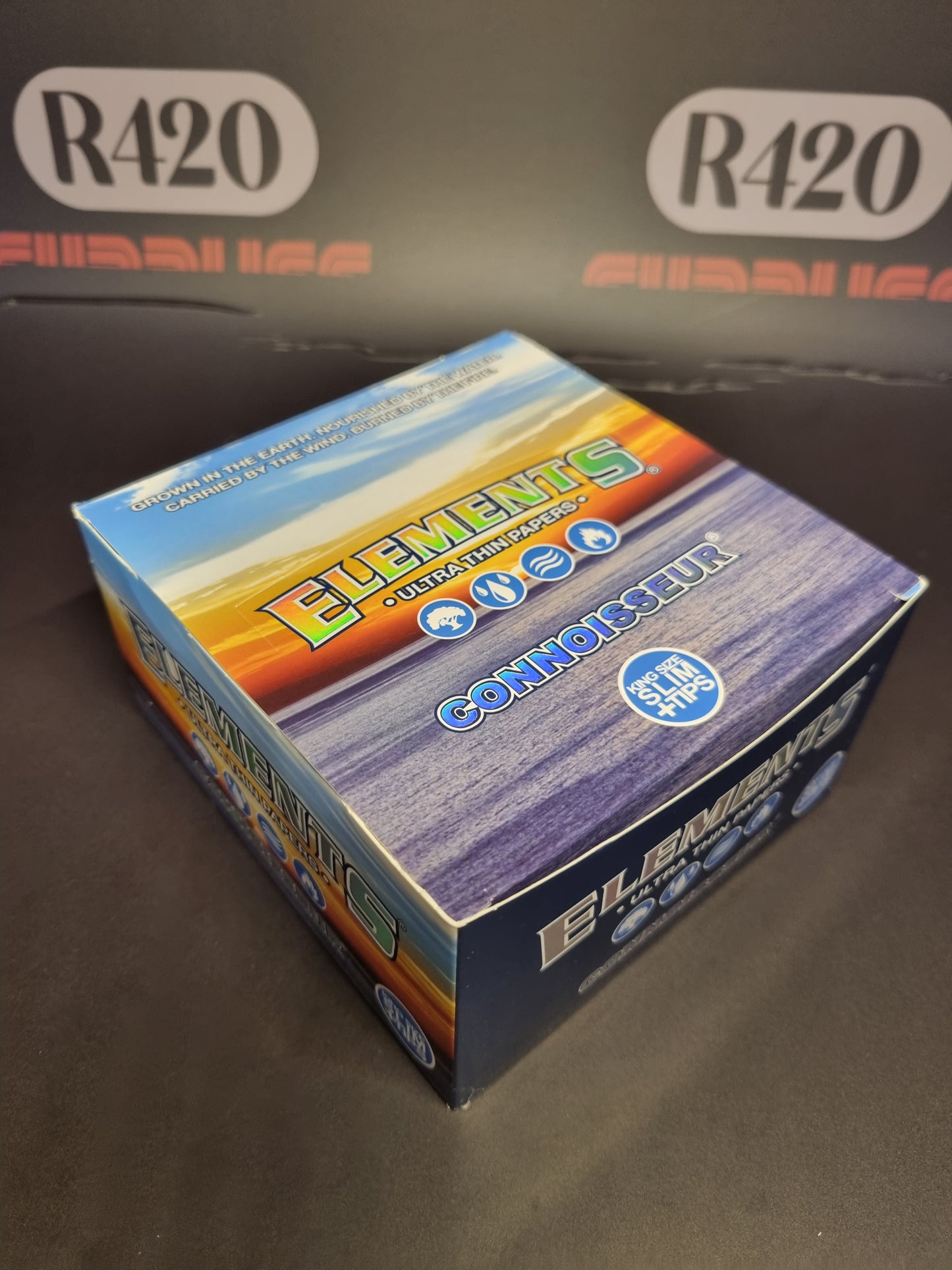 Elements Kingsize Slim Connoisseur - Ultra Thin Rice Papers & Tips