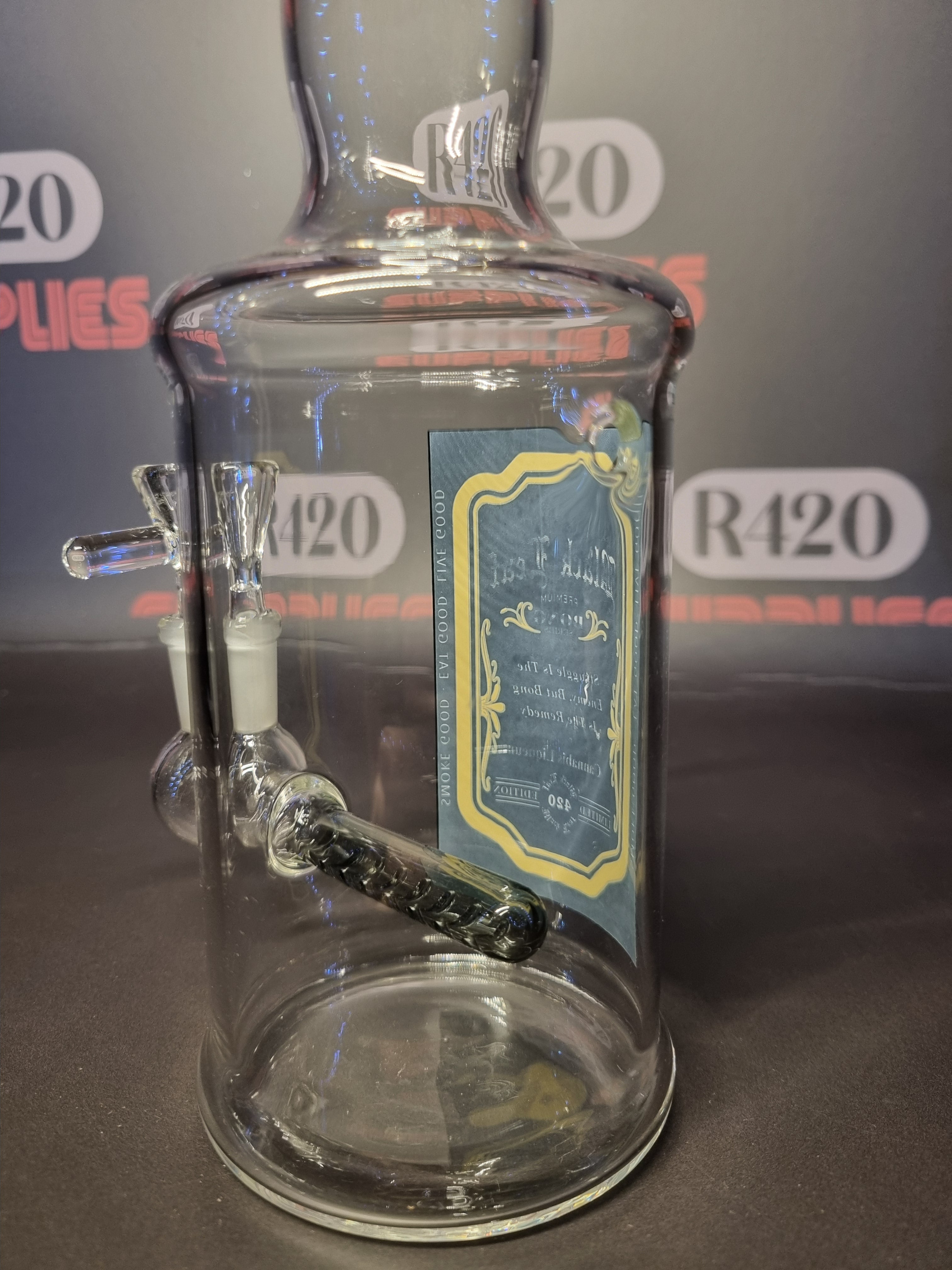 Black Leaf - "Whisky" Bottle Bong - H240mm