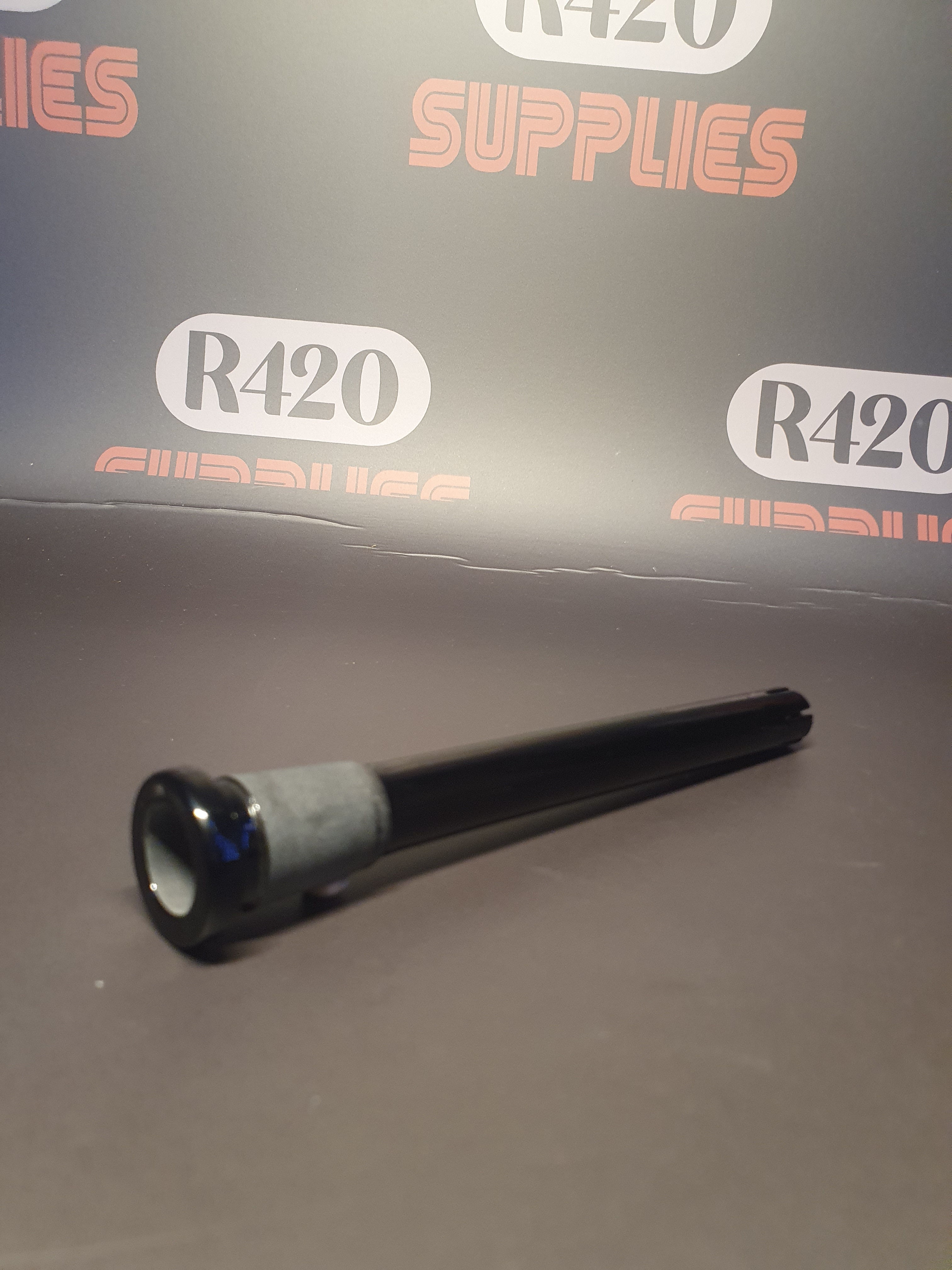 Grace Glass Slitted Downstem Diffuser - 18 Outside - 14 Inside - 130mm long