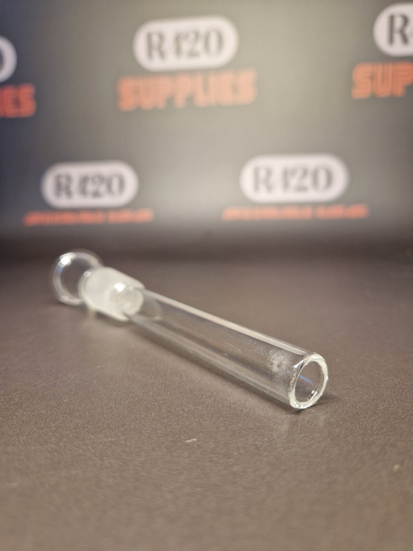 Glazen downstem met bowl - 18 mm - 100 mm lang