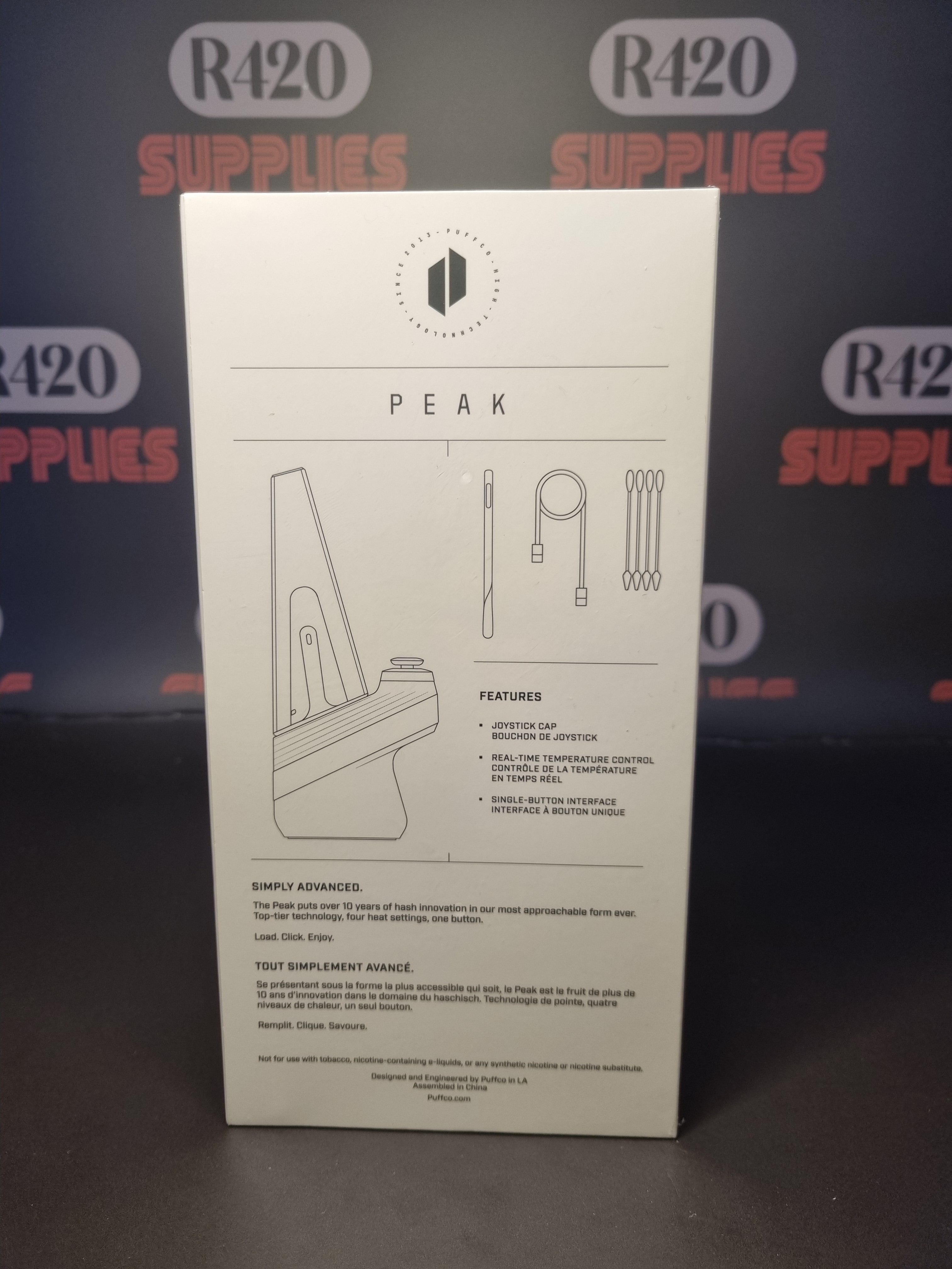 Puffco Peak - New Model Portable Concentrate Vaporiser - Onyx