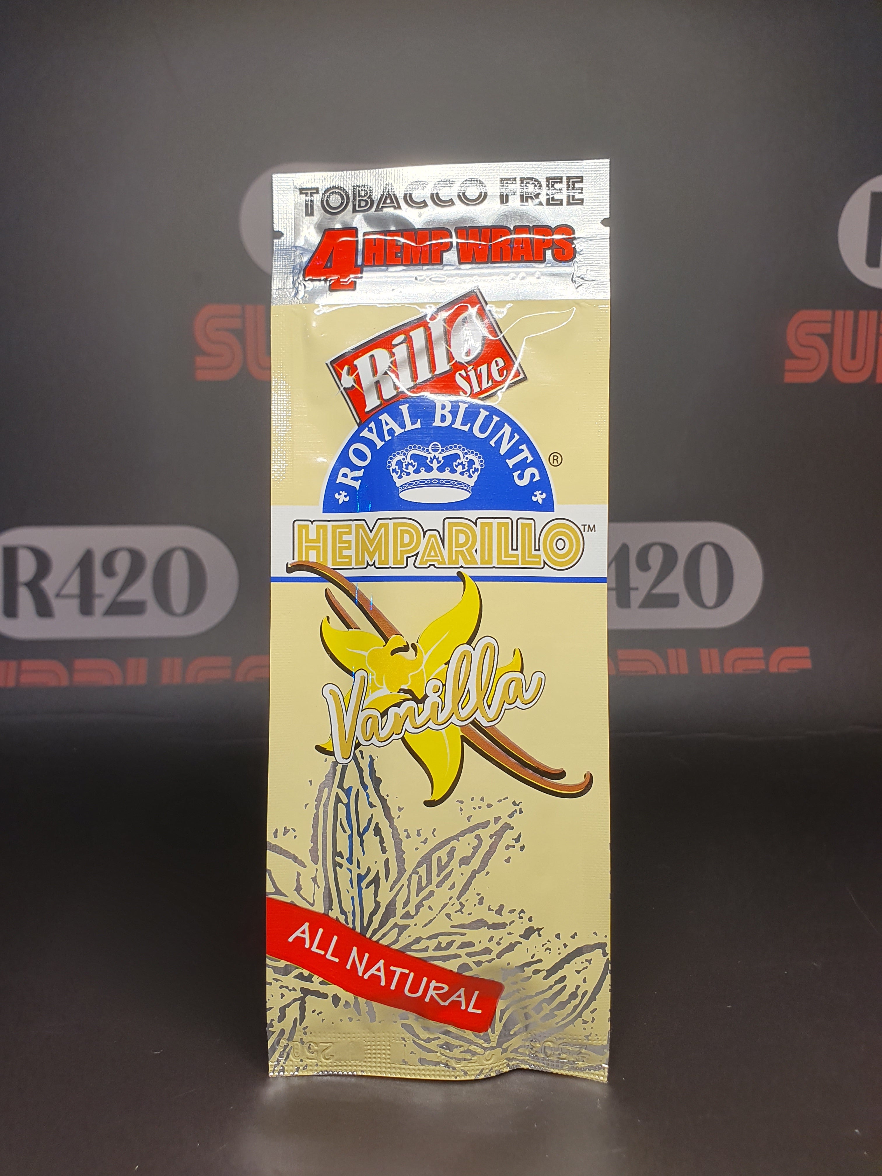 Hemparillo 4 Pack Hemp Blunts - Vanilla