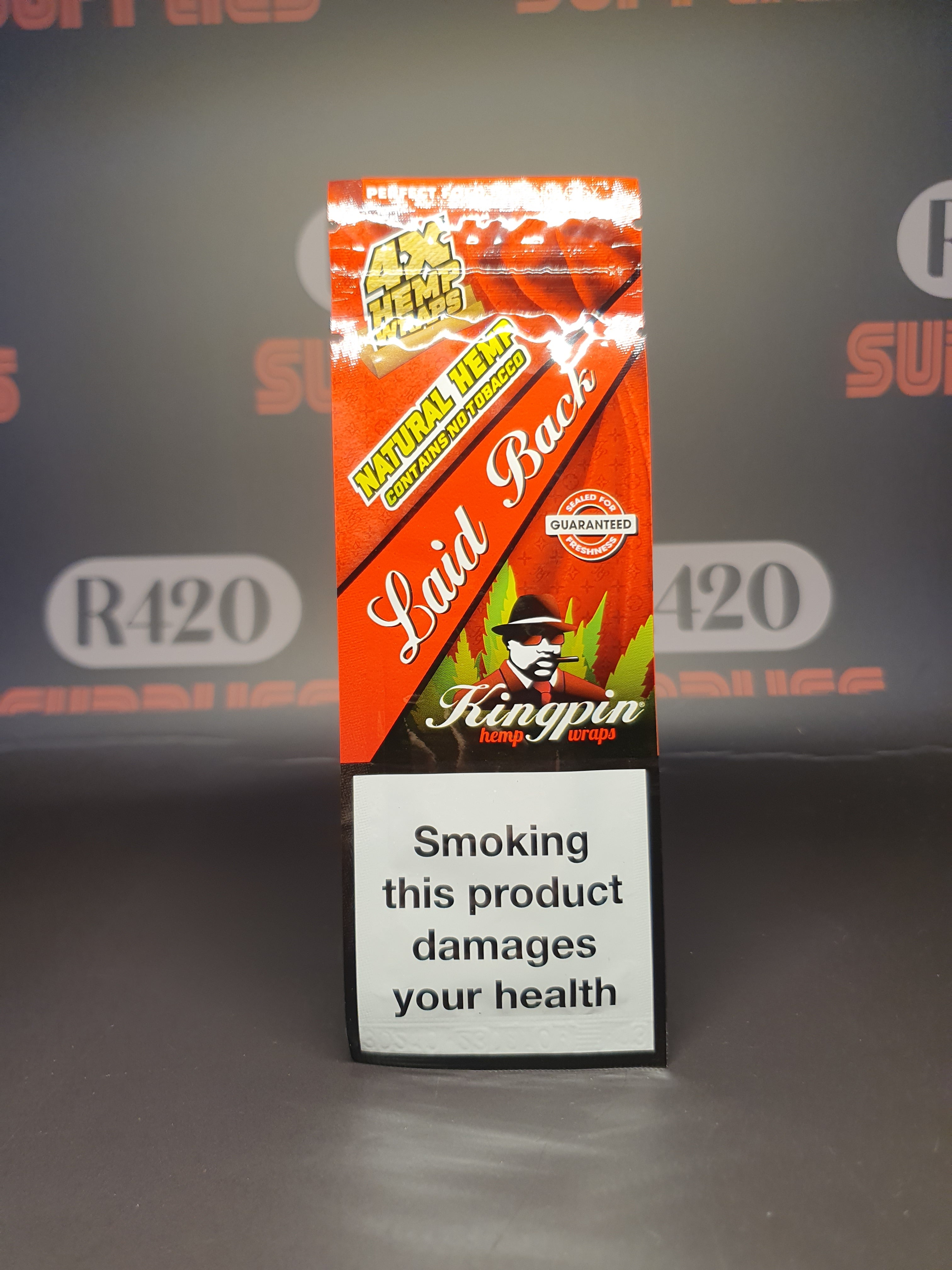 Kingpin Hemp Wraps - 4 Pack - Laid Back