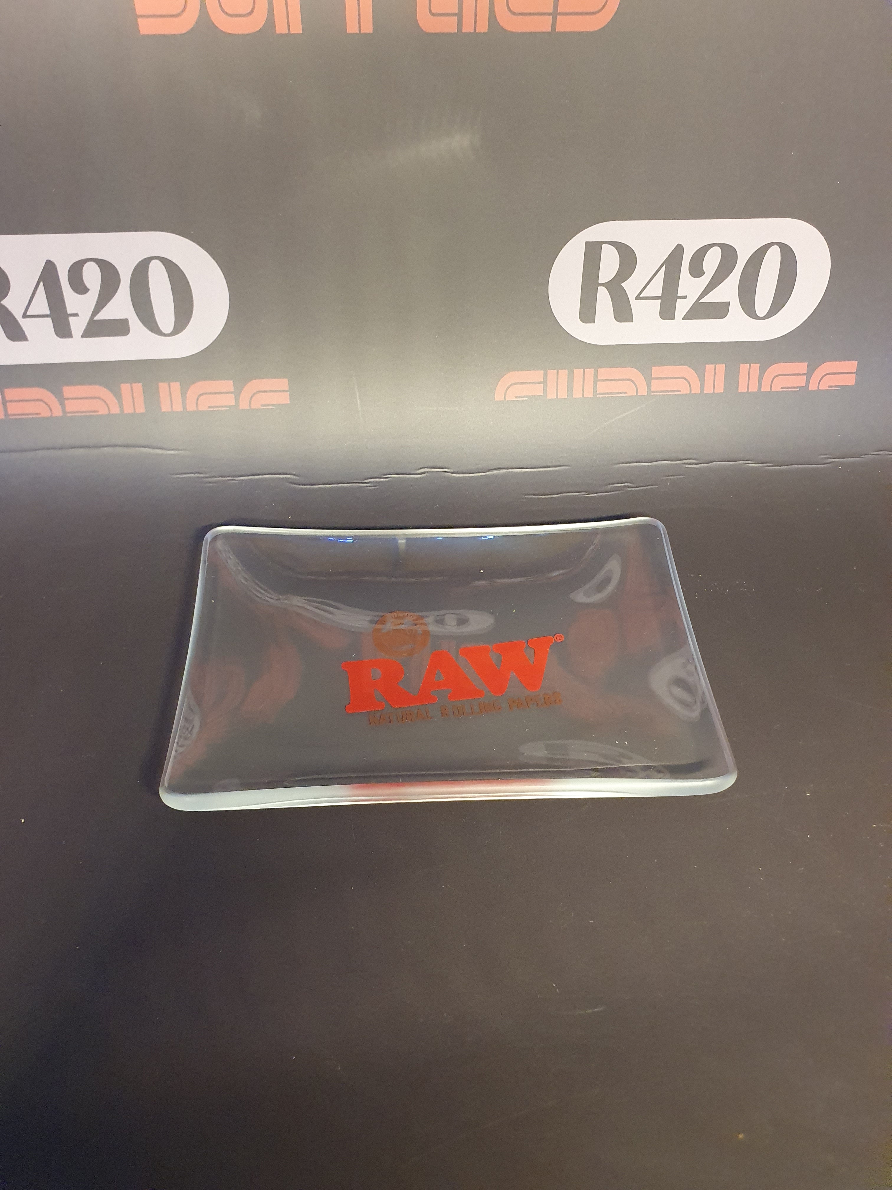RAW Glass Mini Rolling Tray